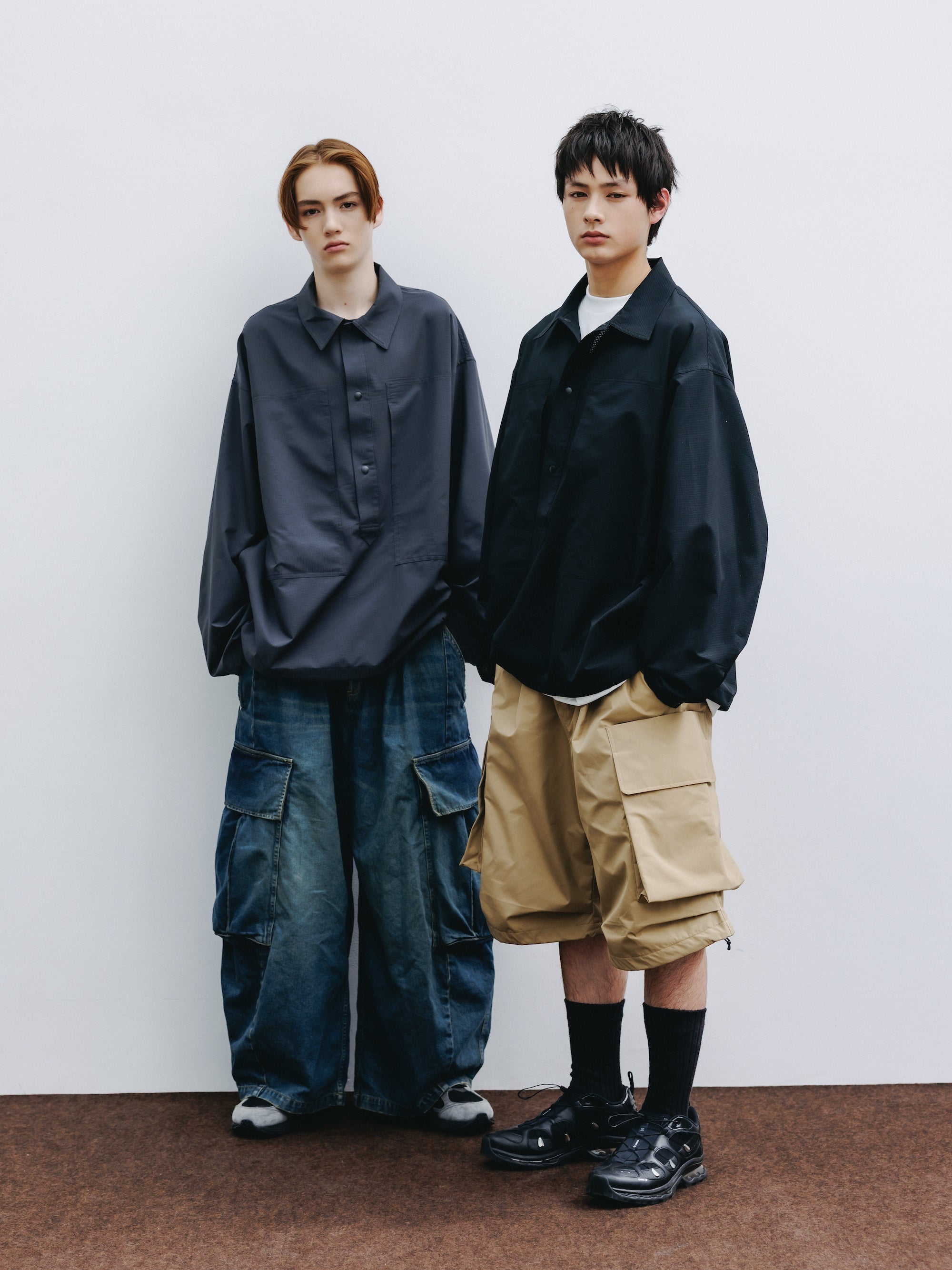 【4.11 SAT 20:00- IN STOCK】COOLDOTS® M-35 PULLOVER JACKET (BLACK)