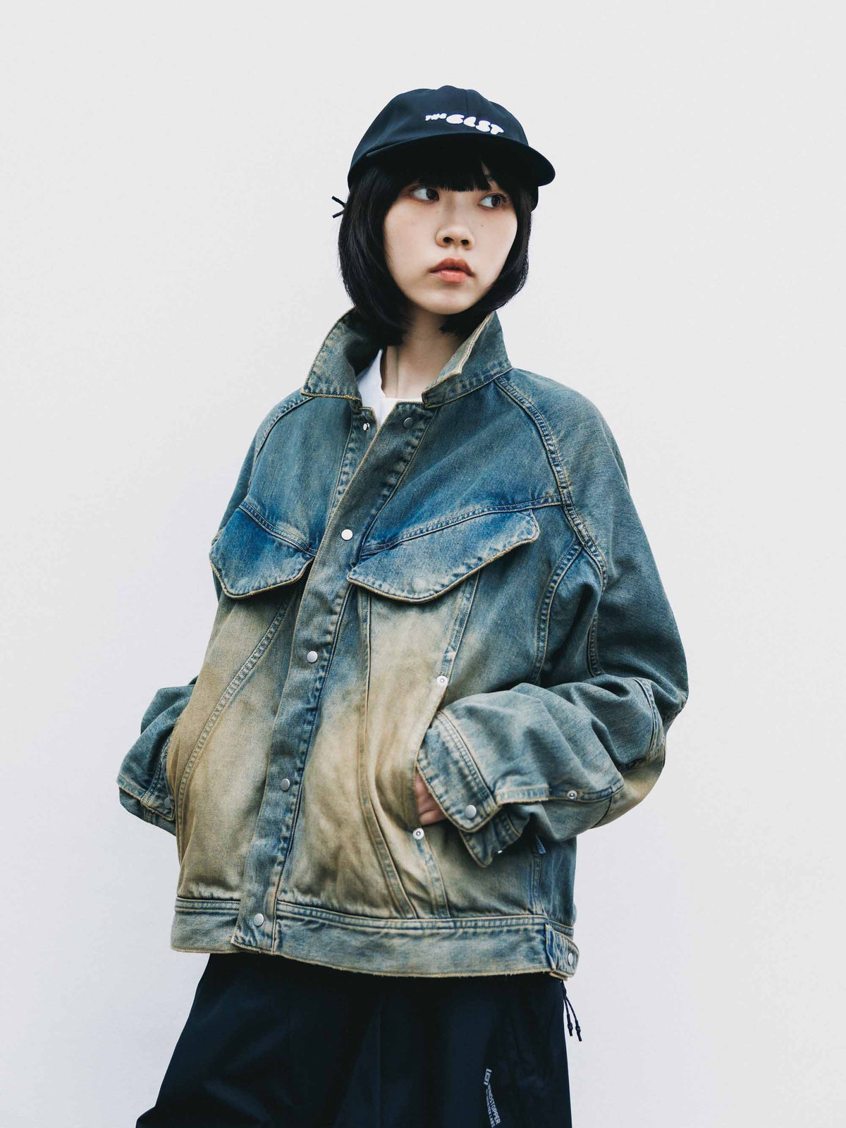 【9.12 SAT 20:00- IN STOCK】"CLST" LOGO ACTIVE CITY CAP (BLACK)