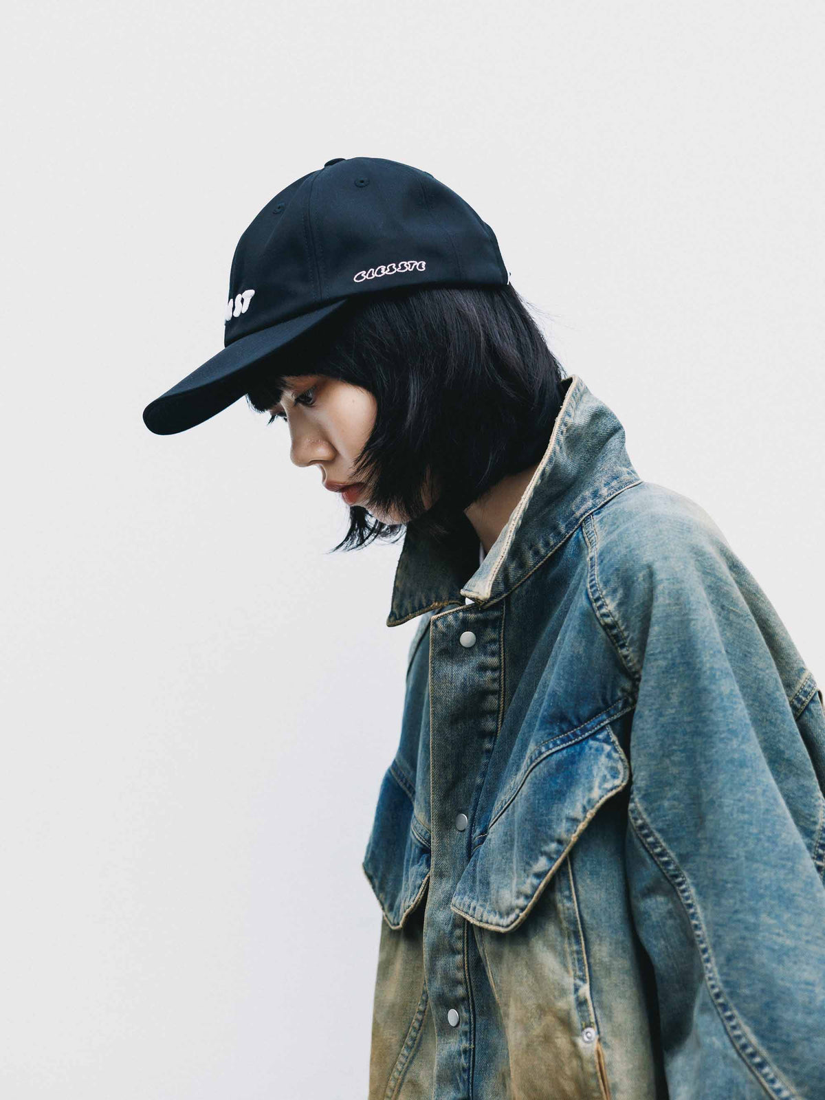 【9.12 SAT 20:00- IN STOCK】"CLST" LOGO ACTIVE CITY CAP (BLACK)