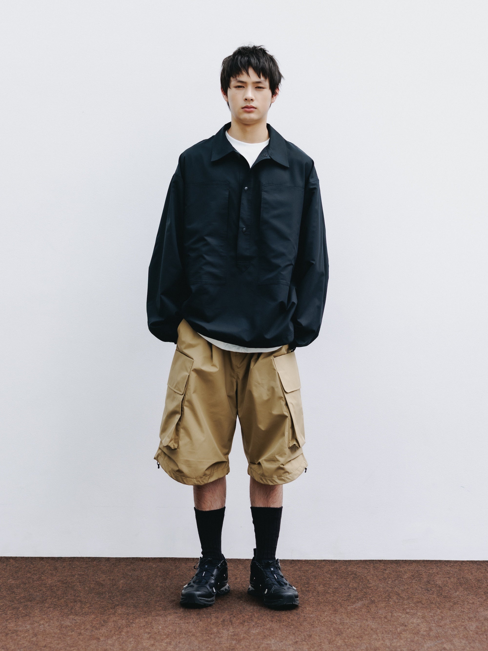 【4.11 SAT 20:00- IN STOCK】COOLDOTS® M-35 PULLOVER JACKET (BLACK)