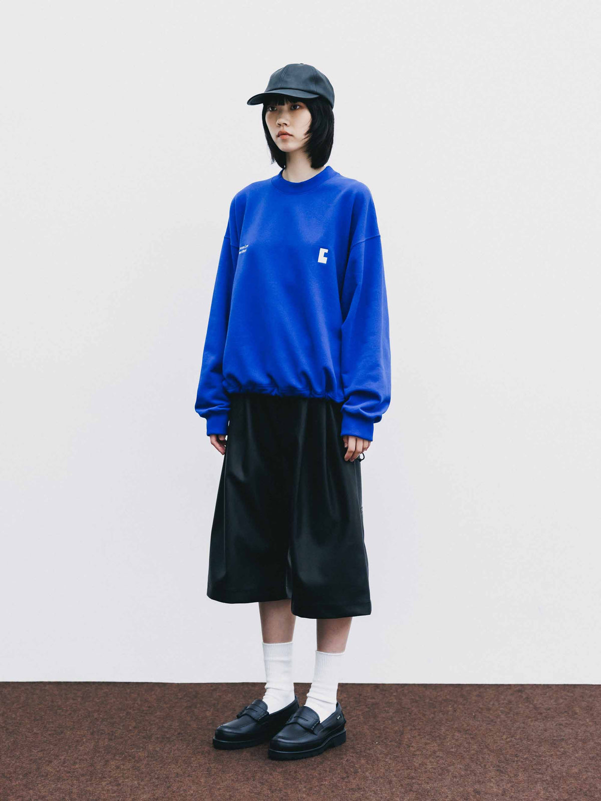 【9.23 WED 20:00- IN STOCK】"C×CONCEPT" SWEATSHIRT WITH DRAWSTRINGS (BLUE)