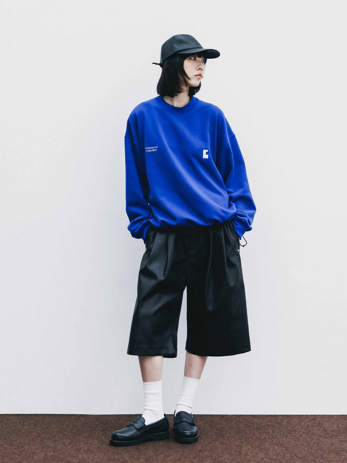 【9.23 WED 20:00- IN STOCK】"C×CONCEPT" SWEATSHIRT WITH DRAWSTRINGS (BLUE)