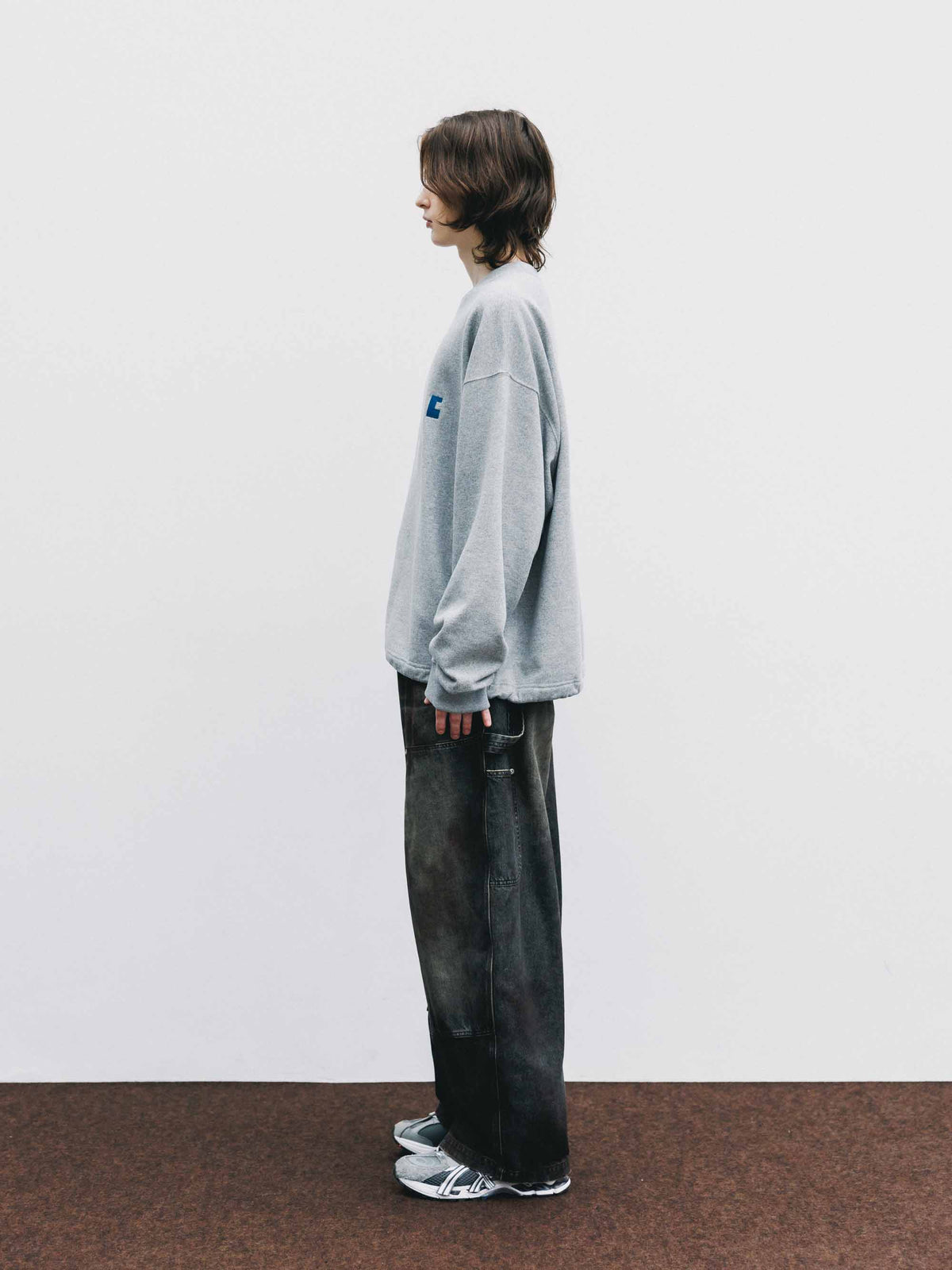 【9.23 WED 20:00- IN STOCK】"C×CONCEPT" SWEATSHIRT WITH DRAWSTRINGS (GRAY)