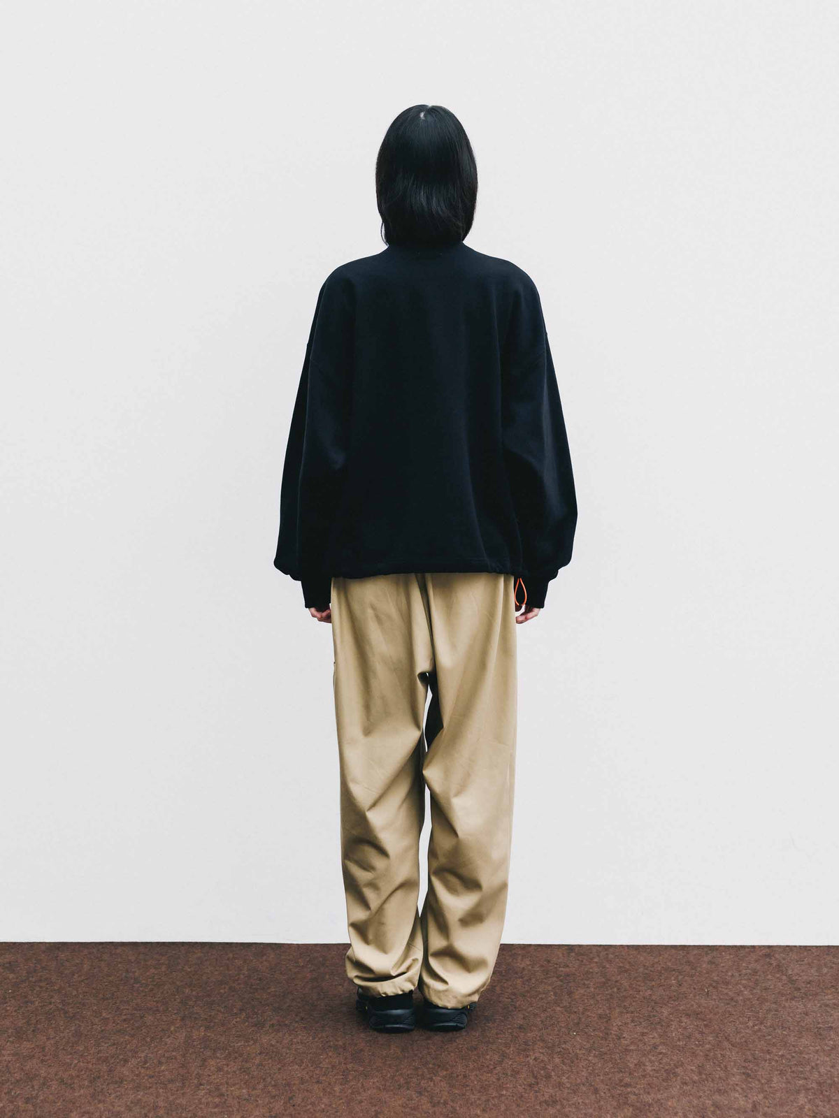 【9.23 WED 20:00- IN STOCK】"C×CONCEPT" SWEATSHIRT WITH DRAWSTRINGS (BLACK)