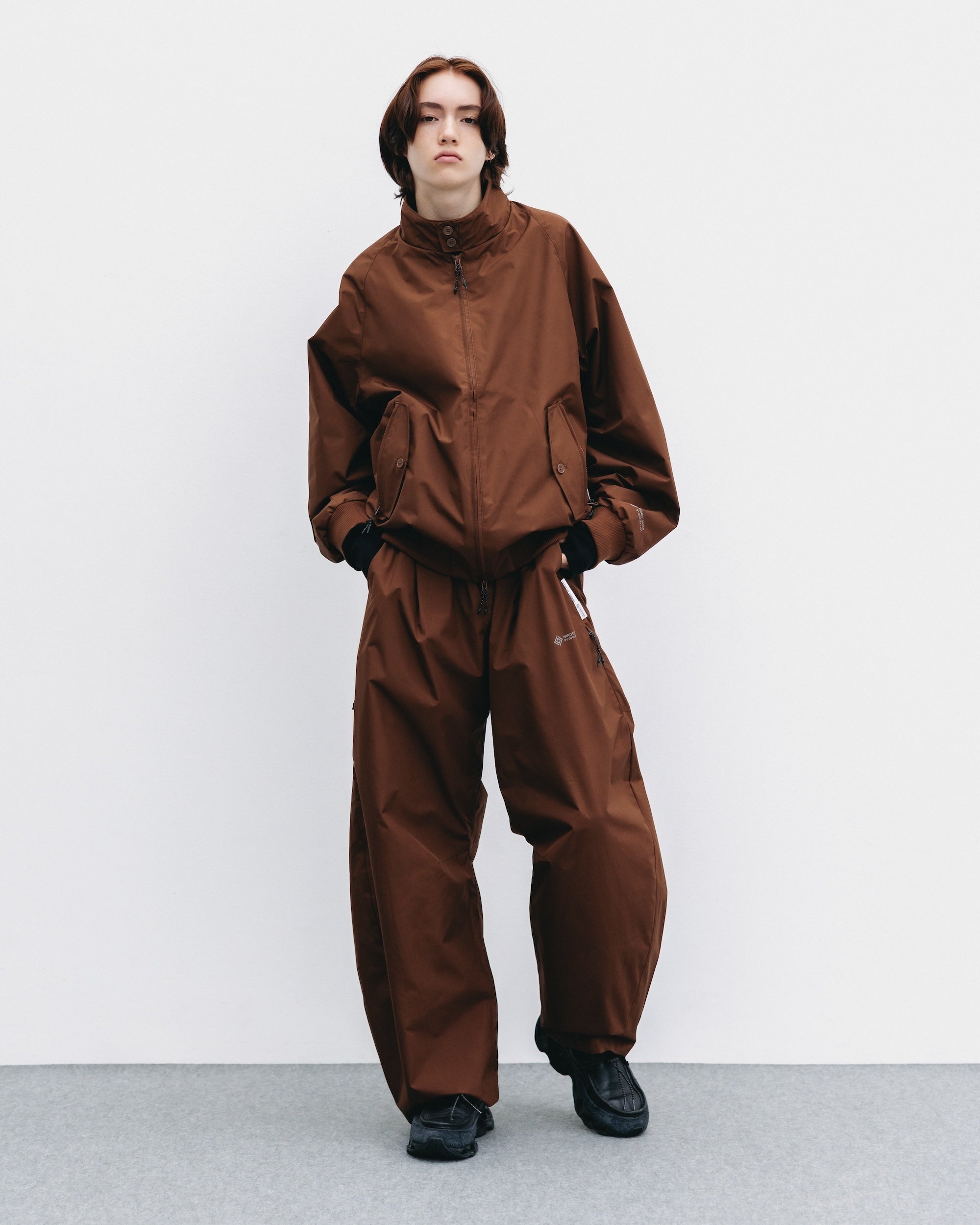 【10.29 WED 20:00- IN STOCK】+phenix WINDSTOPPER® by GORE-TEX LABS CITY HARRINGTON JACKET (CHOCOLATE BROWN)