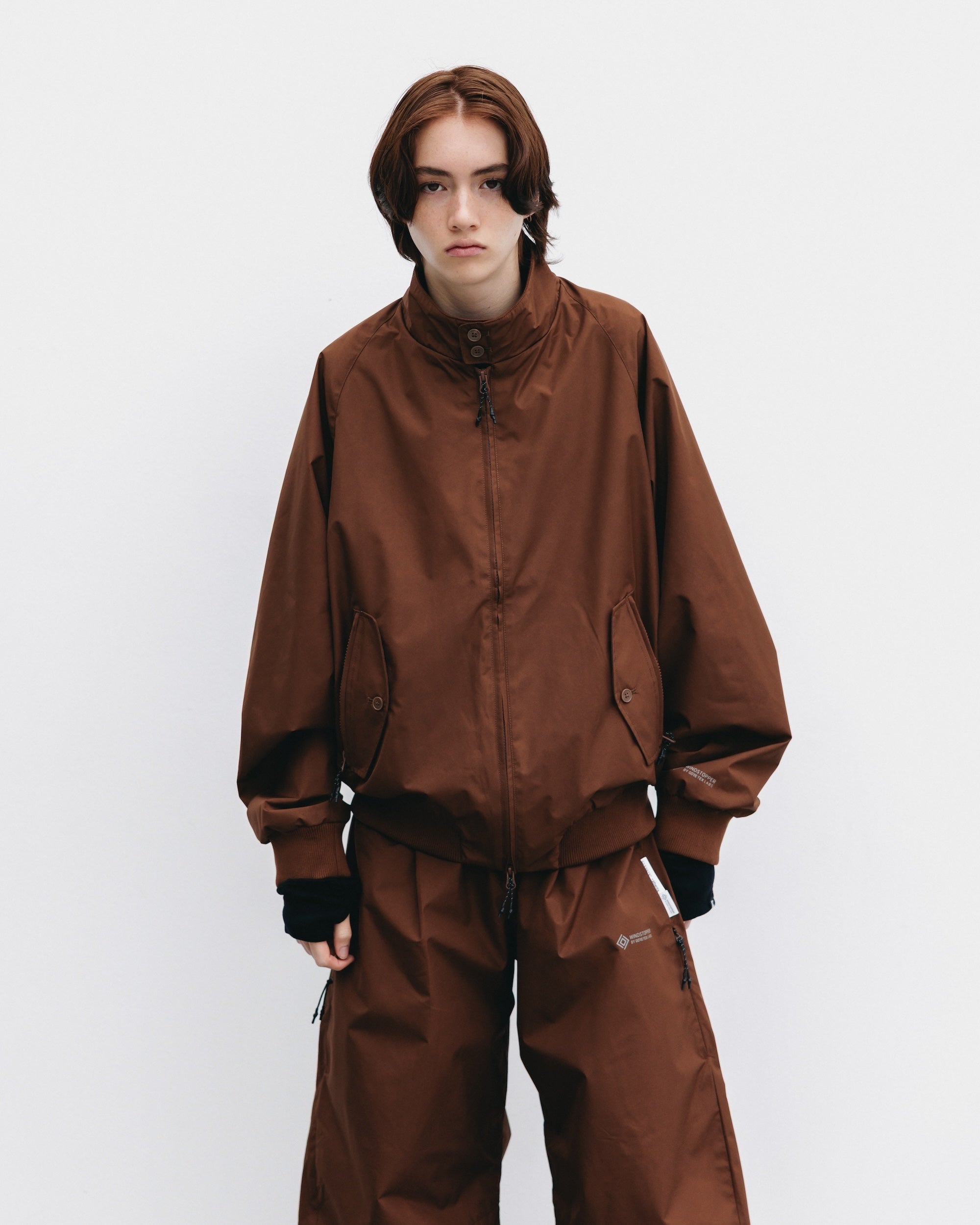 【10.29 WED 20:00- IN STOCK】+phenix WINDSTOPPER® by GORE-TEX LABS CITY HARRINGTON JACKET (CHOCOLATE BROWN)