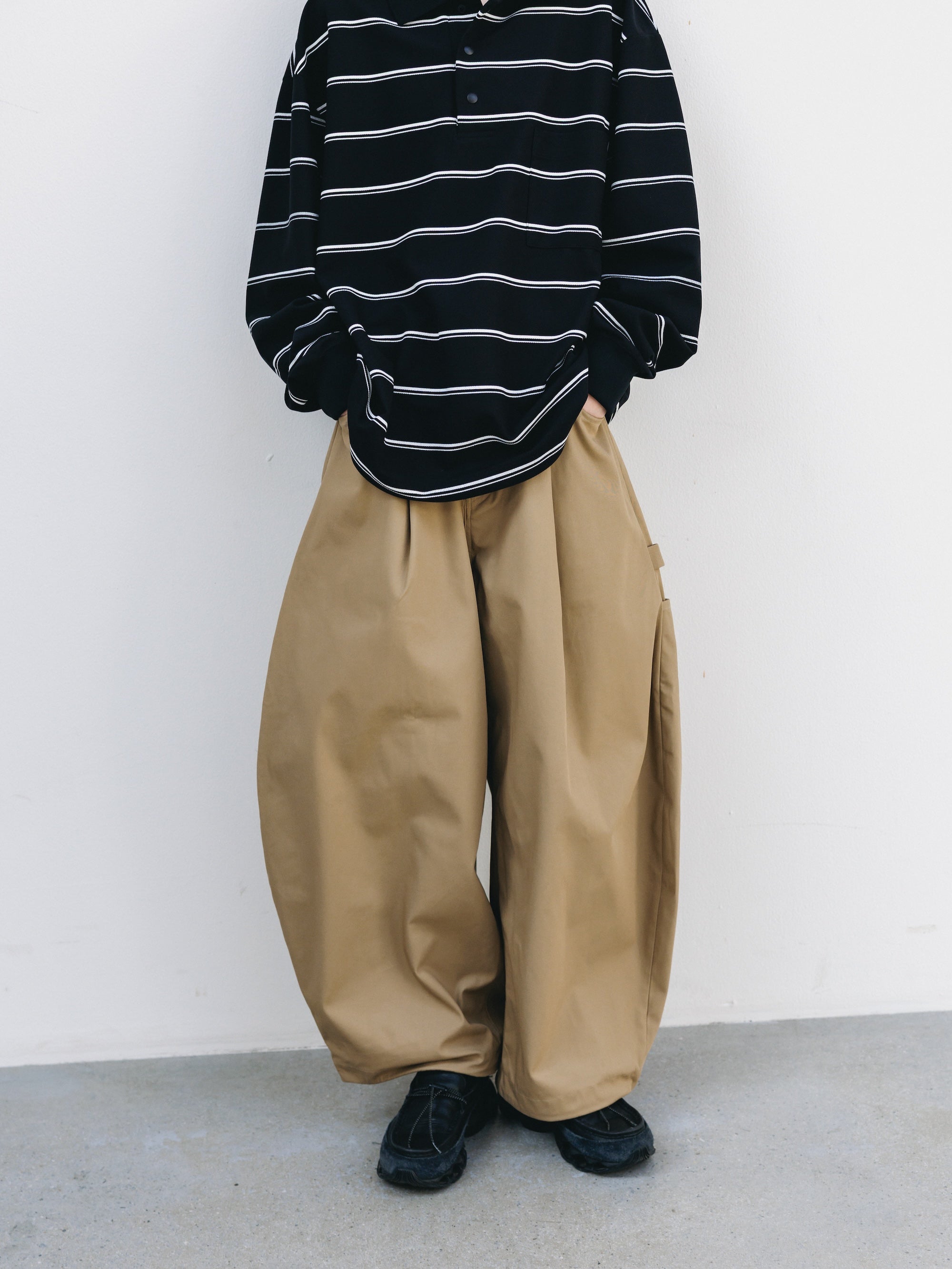 【5.16 SAT 20:00- IN STOCK】T/C GABARDINE CITY MASSIVE UTILITY PANTS (BEIGE)