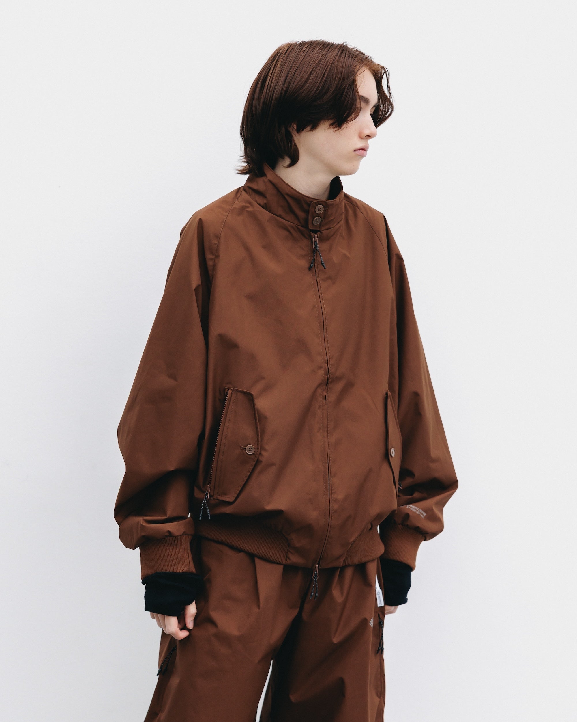 【10.29 WED 20:00- IN STOCK】+phenix WINDSTOPPER® by GORE-TEX LABS CITY HARRINGTON JACKET (CHOCOLATE BROWN)