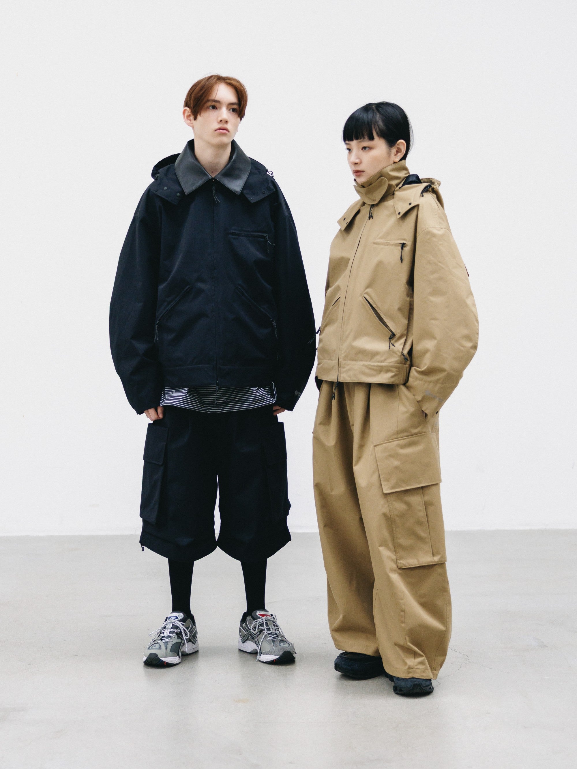 【6.27 SAT 20:00- IN STOCK】+phenix WINDSTOPPER® by GORE-TEX LABS TWILL CITY MILITARY HALF PANTS 001 (BLACK)