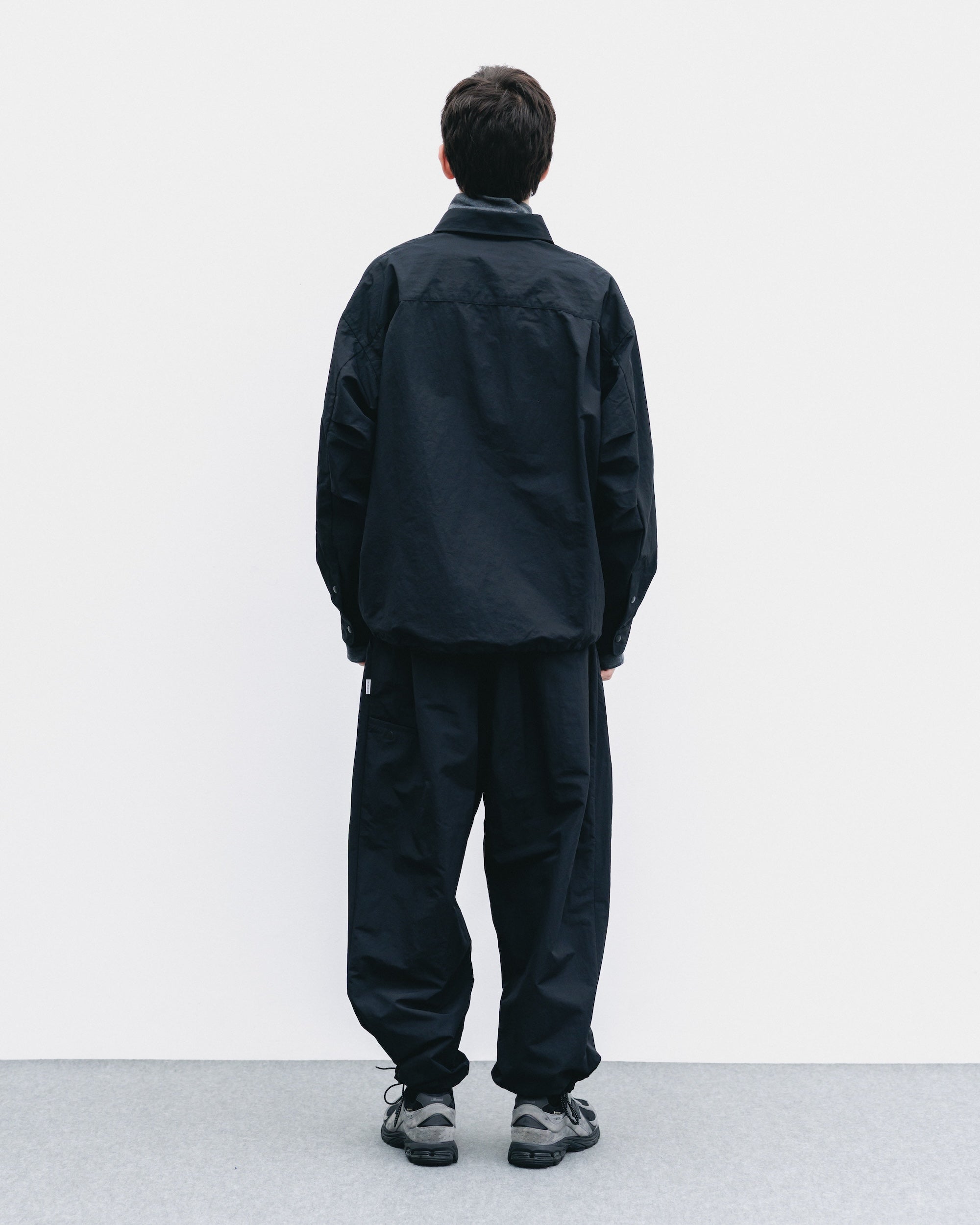 【10.25 SAT 20:00- IN STOCK】ACTIVE CITY UNIFORM L/S PULLOVER SHIRT (BLACK)