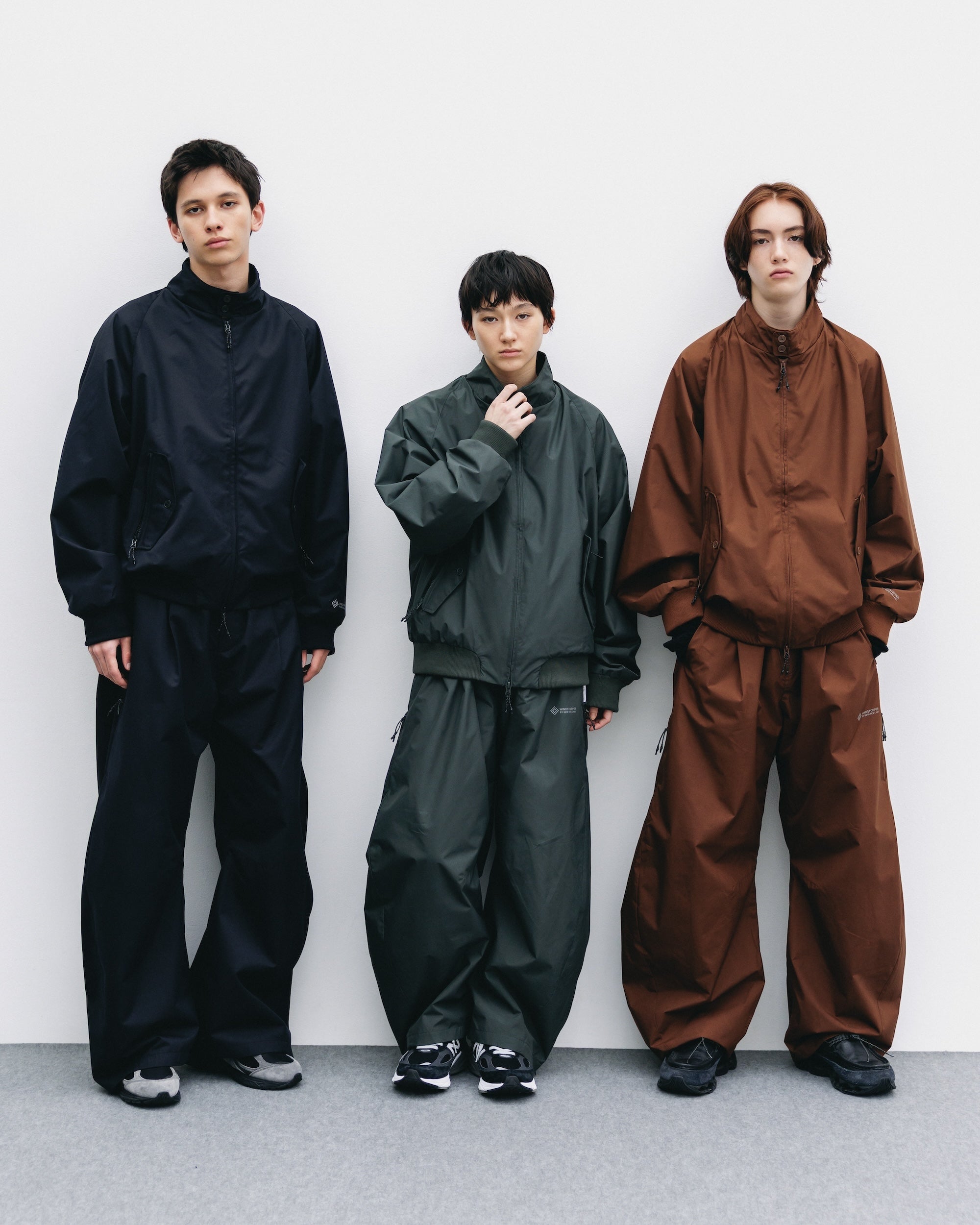 【10.29 WED 20:00- IN STOCK】+phenix WINDSTOPPER® by GORE-TEX LABS CITY BARREL LEG PANTS (CHOCOLATE BROWN)