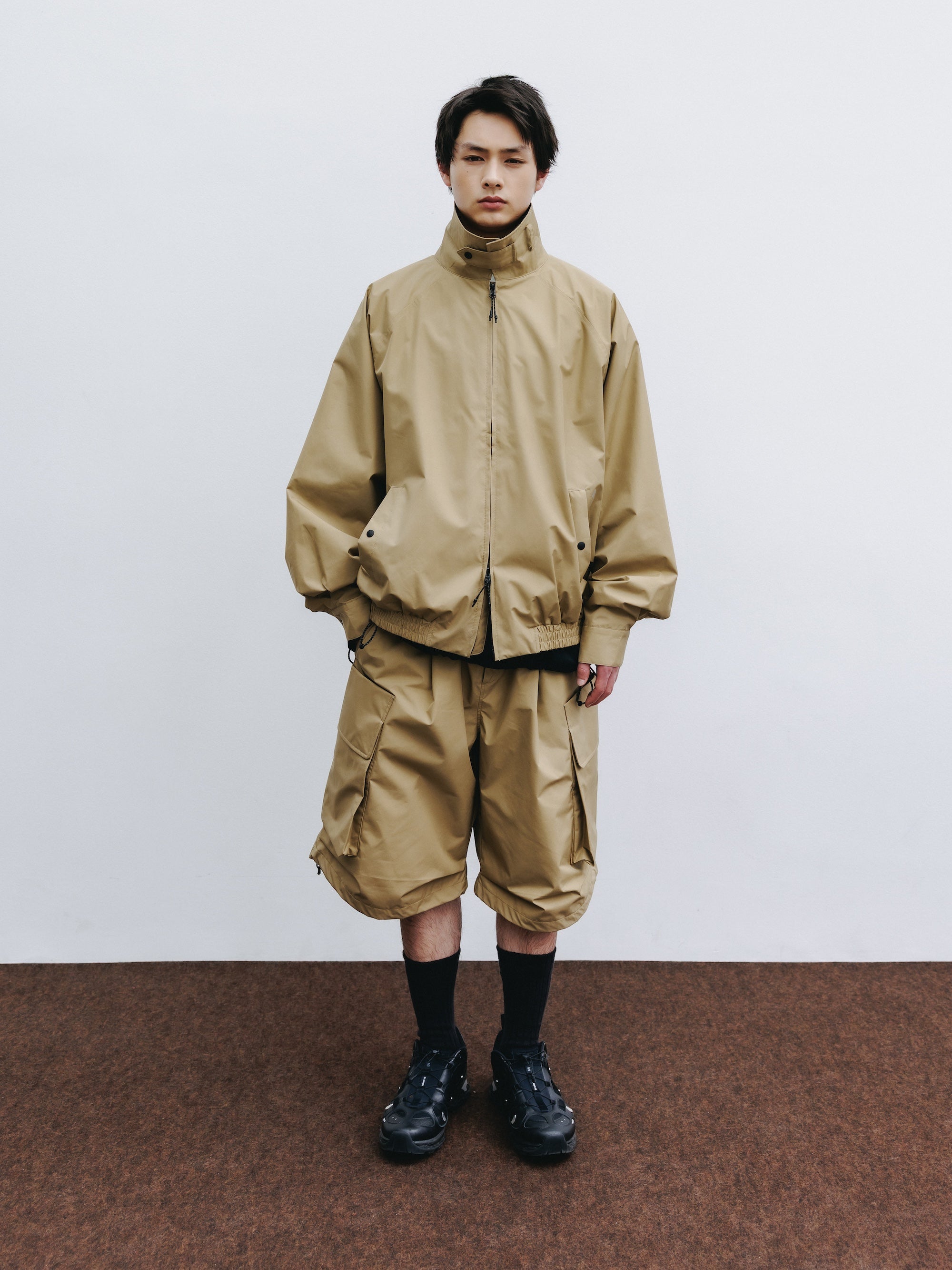 +phenix WINDSTOPPER® by GORE-TEX LABS CITY MILITARY HALF PANTS 001 (CAMEL BEIGE)