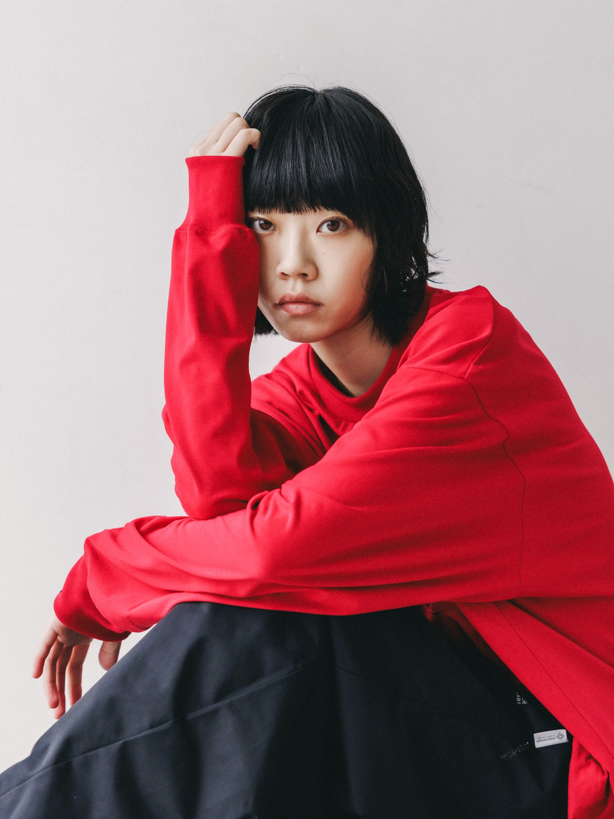 【10.17 SAT 20:00- IN STOCK】 TECH POCKET L/S T-SHIRT (RED)