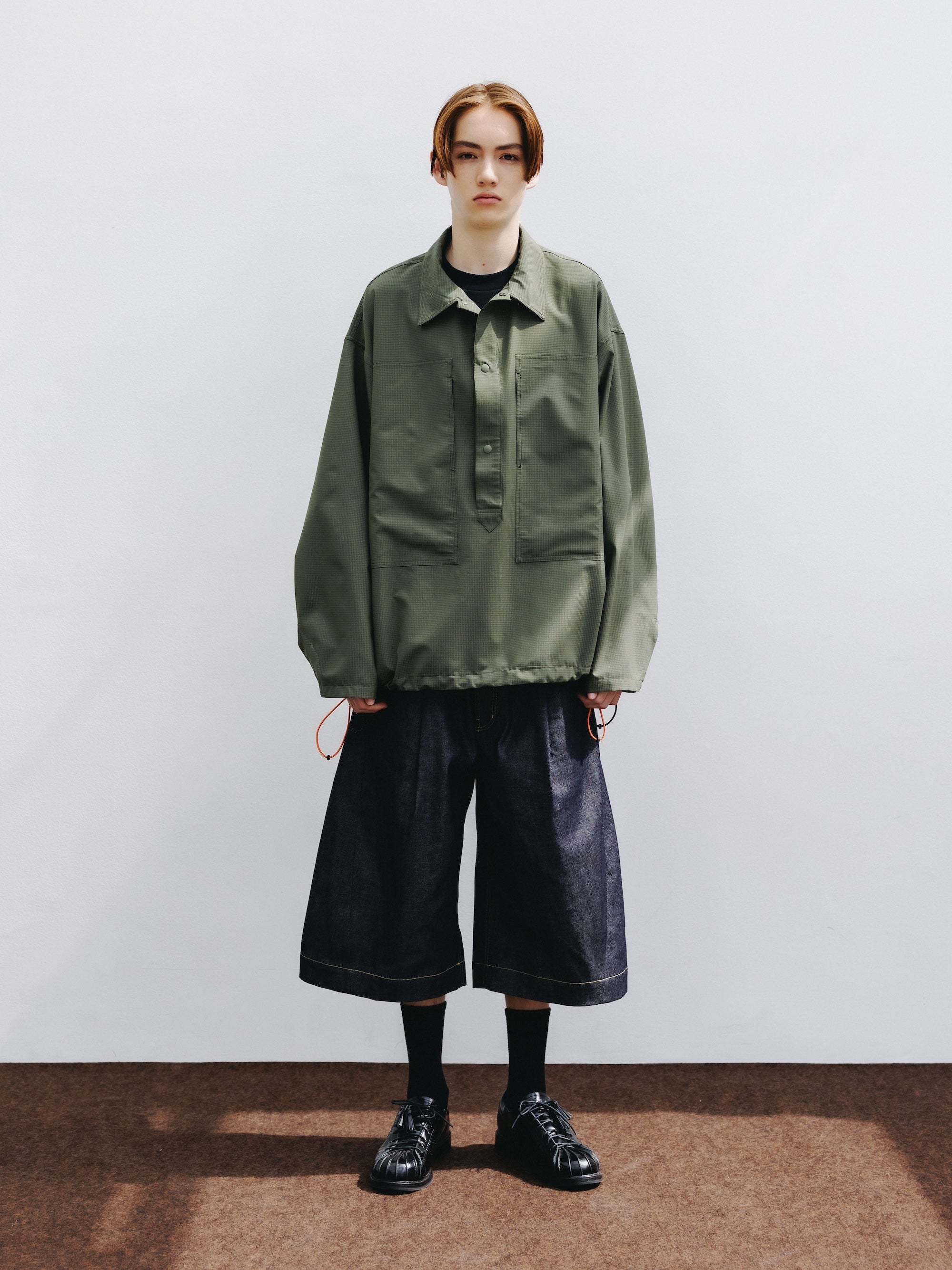 【4.11 SAT 20:00- IN STOCK】COOLDOTS® M-35 PULLOVER JACKET (OLIVE)