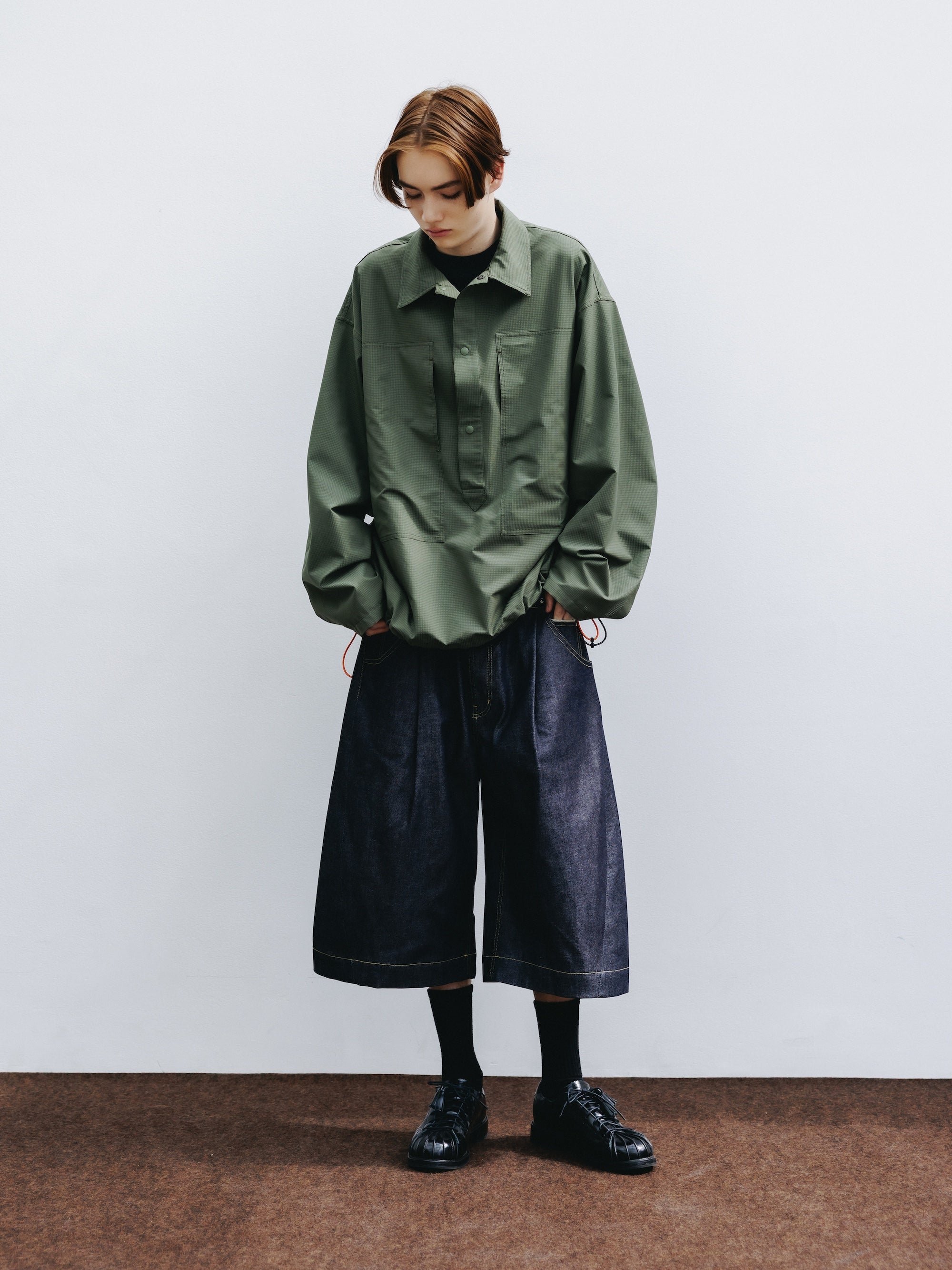 【4.11 SAT 20:00- IN STOCK】COOLDOTS® M-35 PULLOVER JACKET (OLIVE)