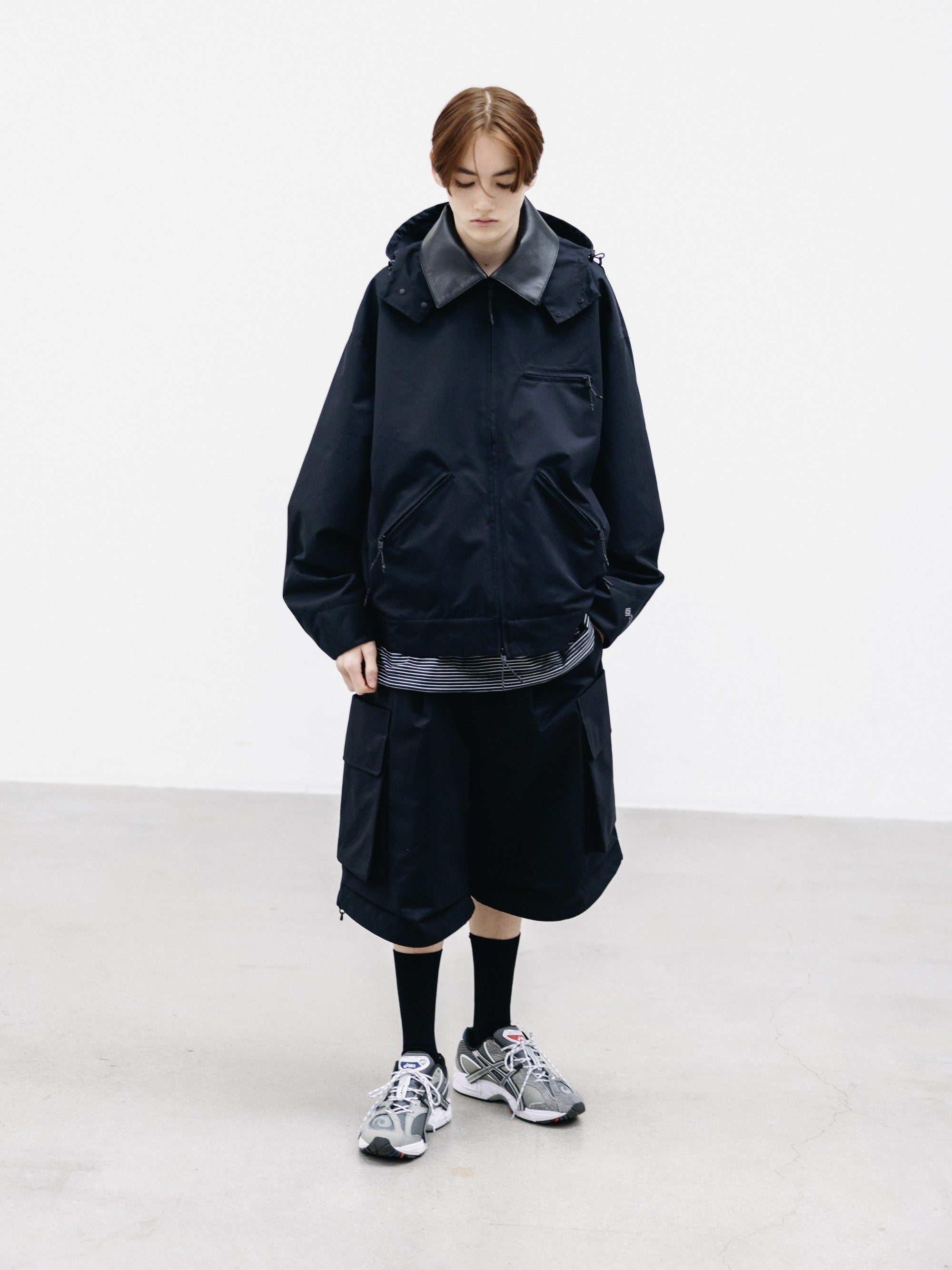 【6.27 SAT 20:00- IN STOCK】+phenix WINDSTOPPER® by GORE-TEX LABS TWILL CITY MILITARY HALF PANTS 001 (BLACK)