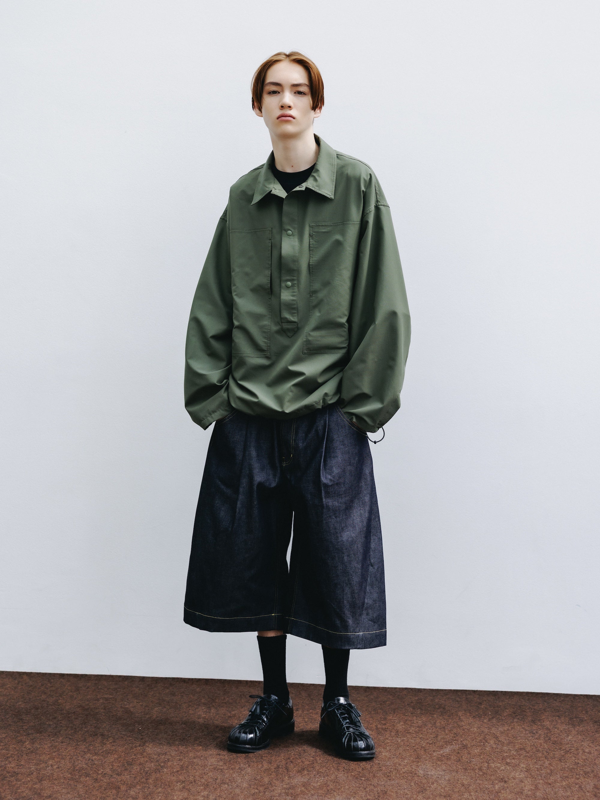 【4.11 SAT 20:00- IN STOCK】COOLDOTS® M-35 PULLOVER JACKET (OLIVE)