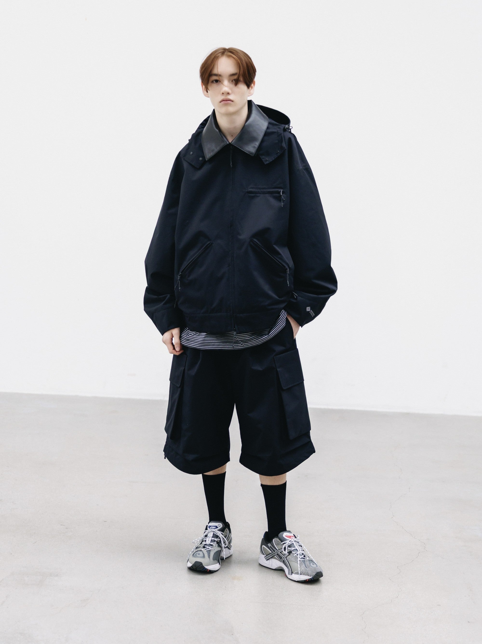 【6.27 SAT 20:00- IN STOCK】+phenix WINDSTOPPER® by GORE-TEX LABS TWILL CITY MILITARY HALF PANTS 001 (BLACK)