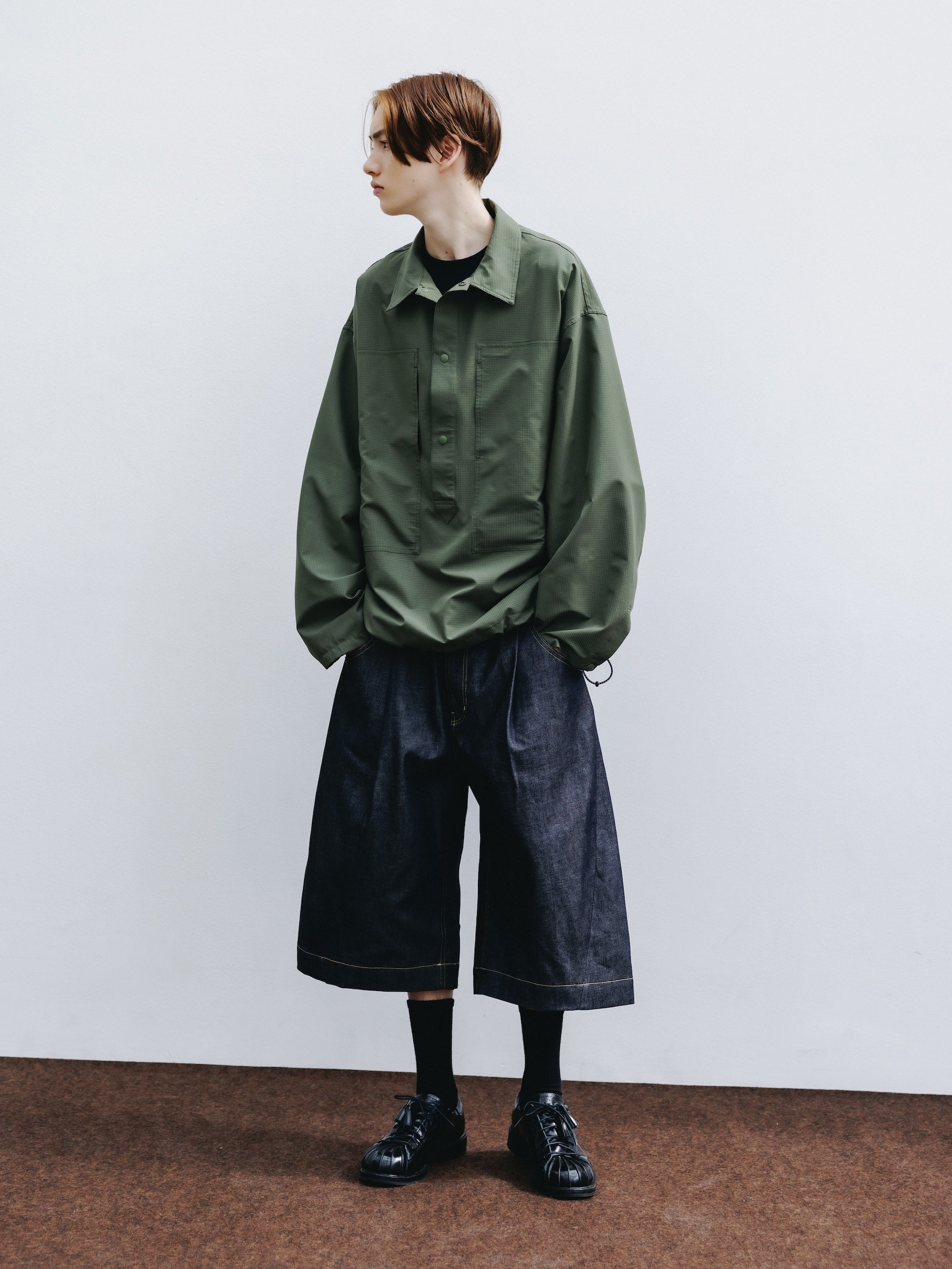 【4.11 SAT 20:00- IN STOCK】COOLDOTS® M-35 PULLOVER JACKET (OLIVE)