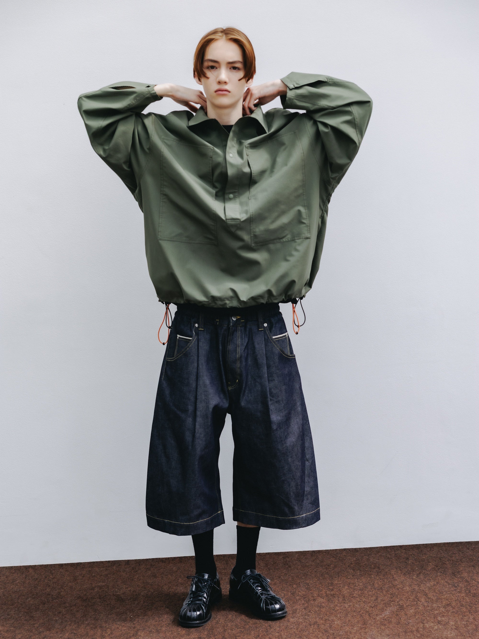 【4.11 SAT 20:00- IN STOCK】COOLDOTS® M-35 PULLOVER JACKET (OLIVE)