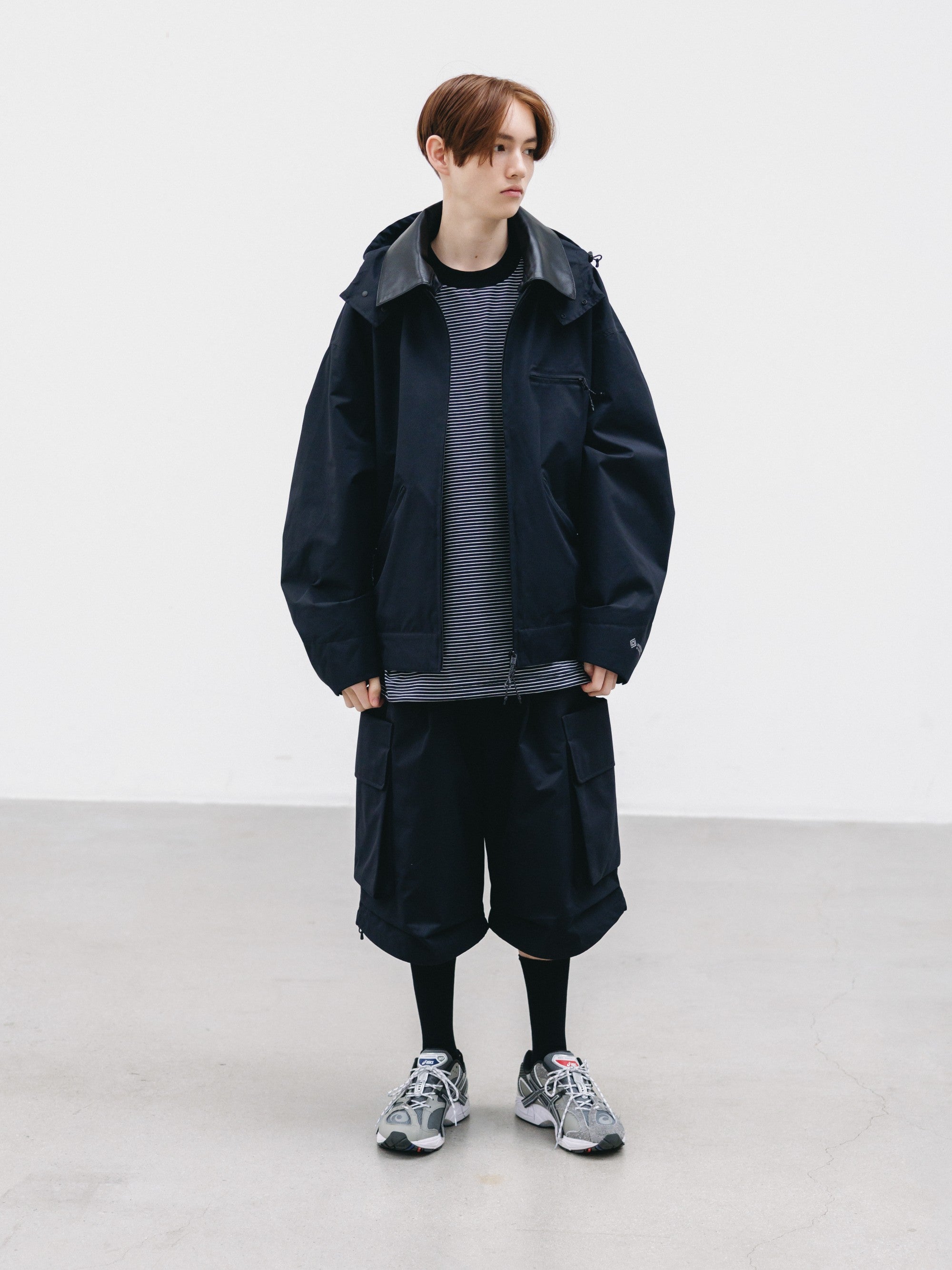【6.27 SAT 20:00- IN STOCK】+phenix WINDSTOPPER® by GORE-TEX LABS TWILL CITY MILITARY HALF PANTS 001 (BLACK)