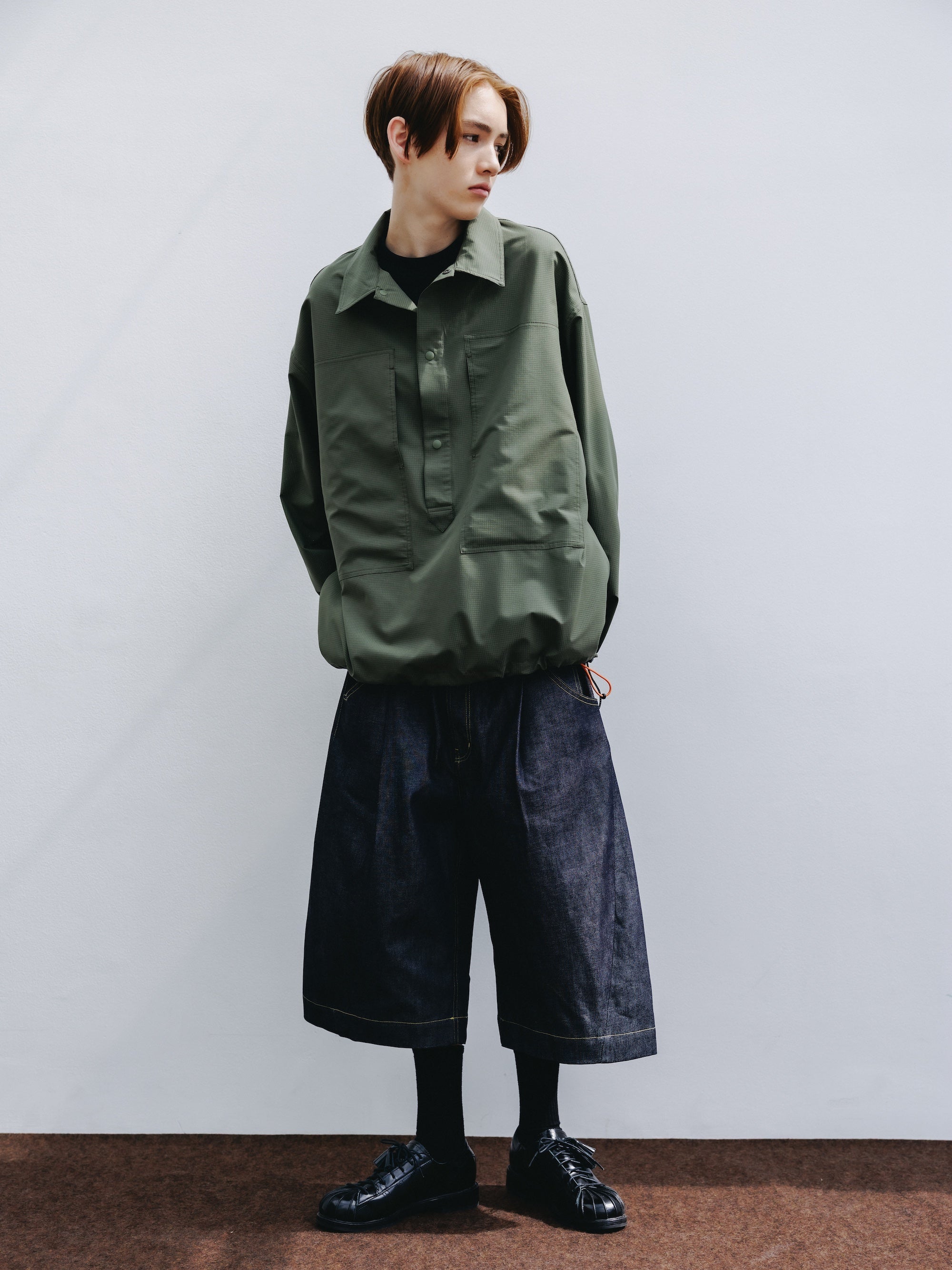 【4.11 SAT 20:00- IN STOCK】COOLDOTS® M-35 PULLOVER JACKET (OLIVE)