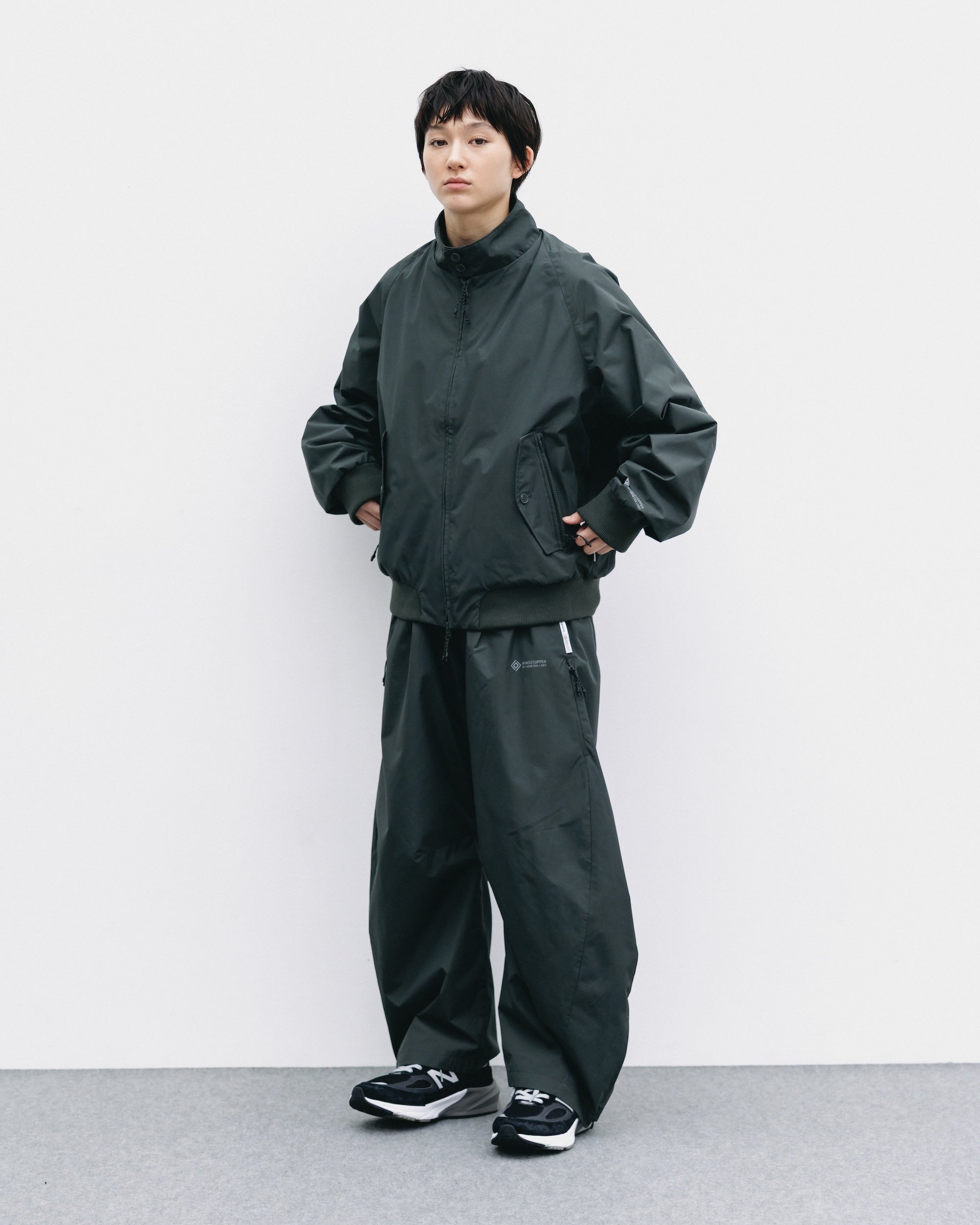 【10.29 WED 20:00- IN STOCK】+phenix WINDSTOPPER® by GORE-TEX LABS CITY BARREL LEG PANTS (ASPHALT GRAY)