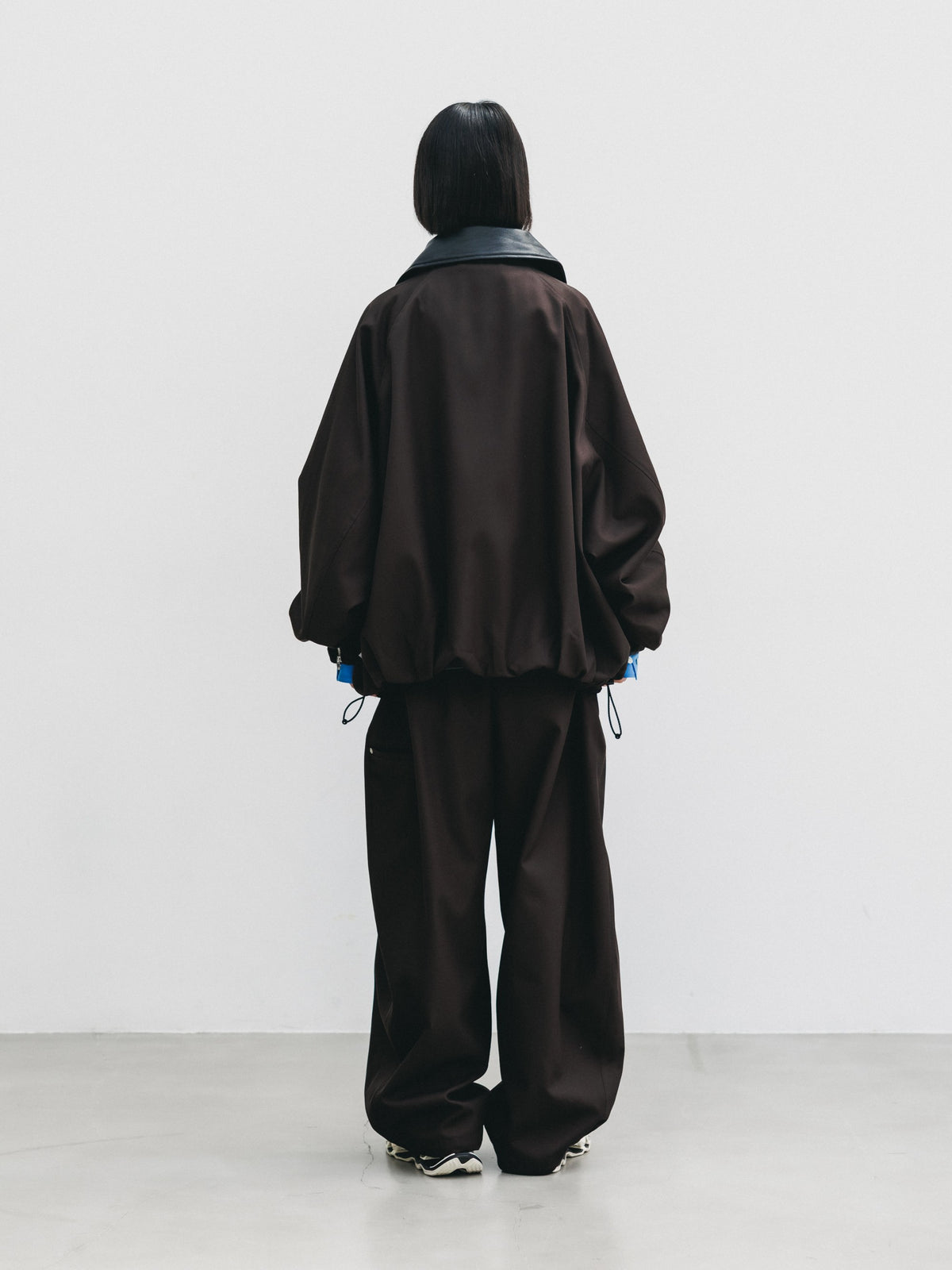 【10.7 WED 20:00- IN STOCK】 WOOL KERSEY CITY UTILITY BALLOON JACKET (BROWN)