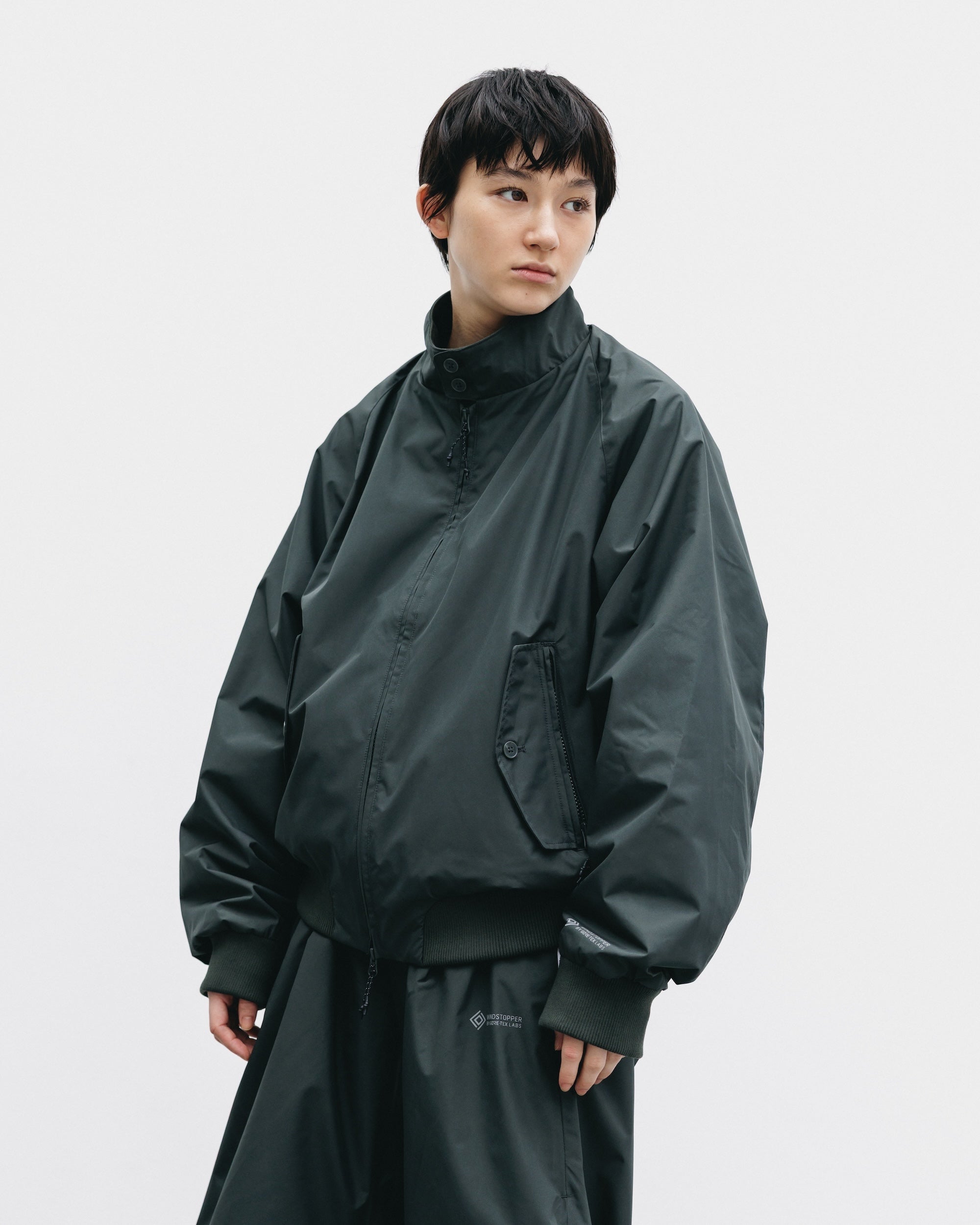 【10.29 WED 20:00- IN STOCK】+phenix WINDSTOPPER® by GORE-TEX LABS CITY HARRINGTON JACKET (ASPHALT GRAY)