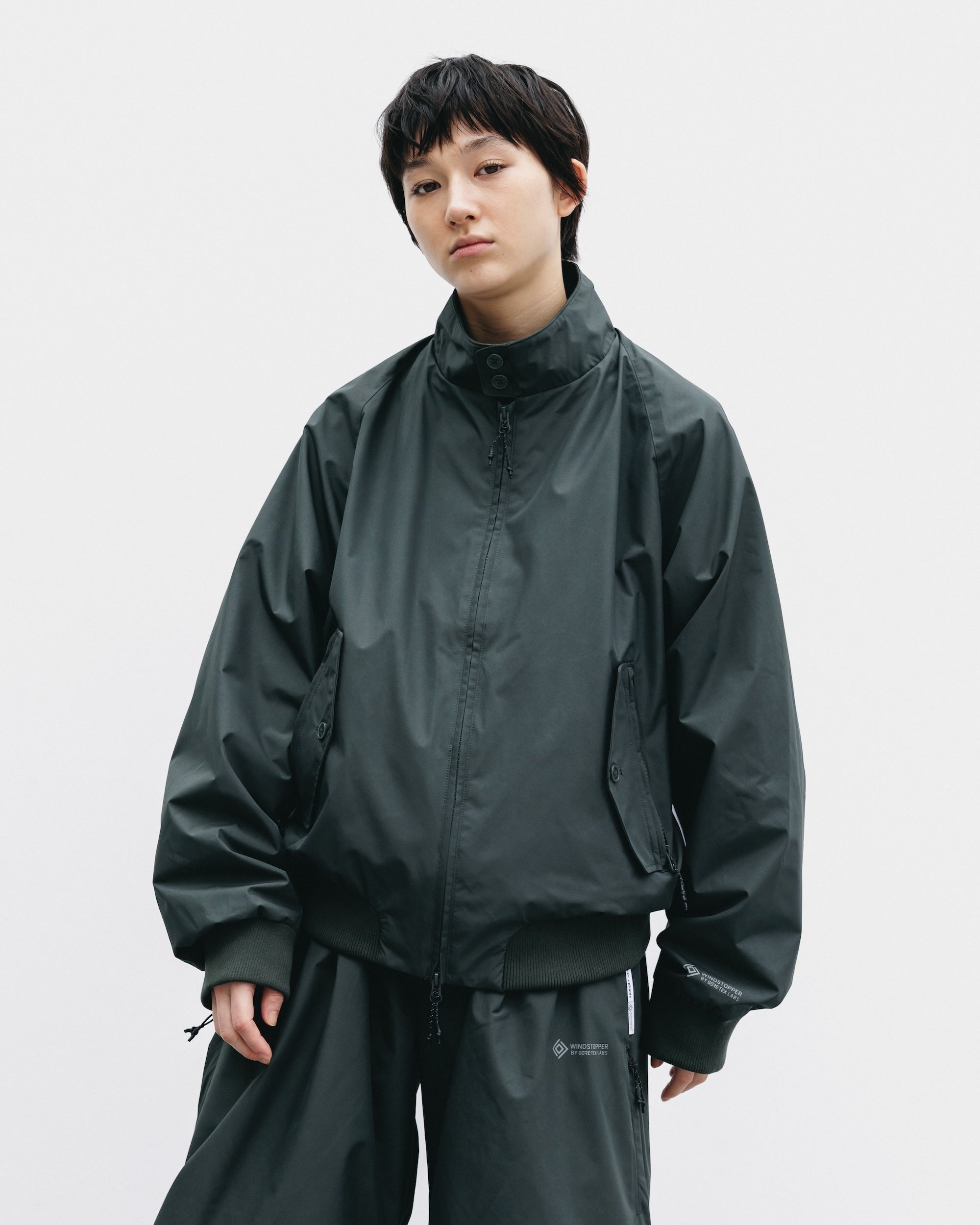 【10.29 WED 20:00- IN STOCK】+phenix WINDSTOPPER® by GORE-TEX LABS CITY HARRINGTON JACKET (ASPHALT GRAY)