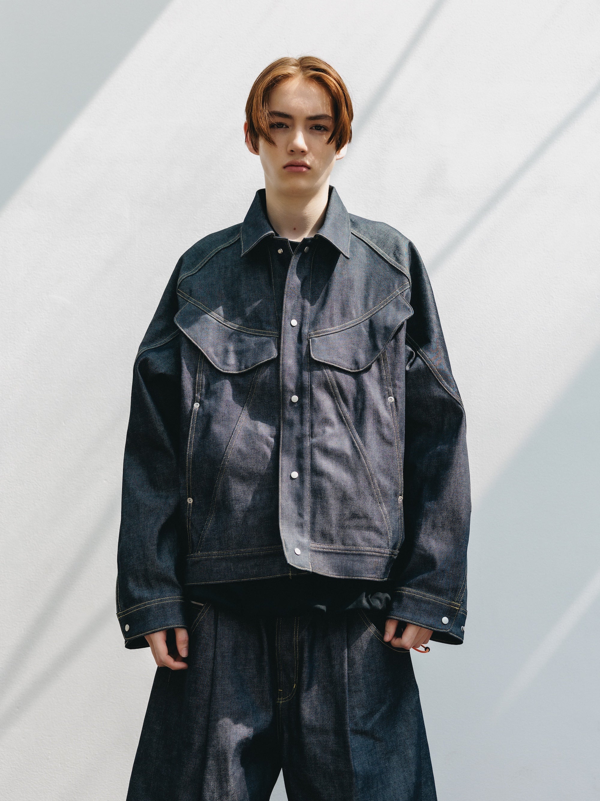 SELVEDGE DENIM FUTURE TRUCKER JACKET (RIGID INDIGO)