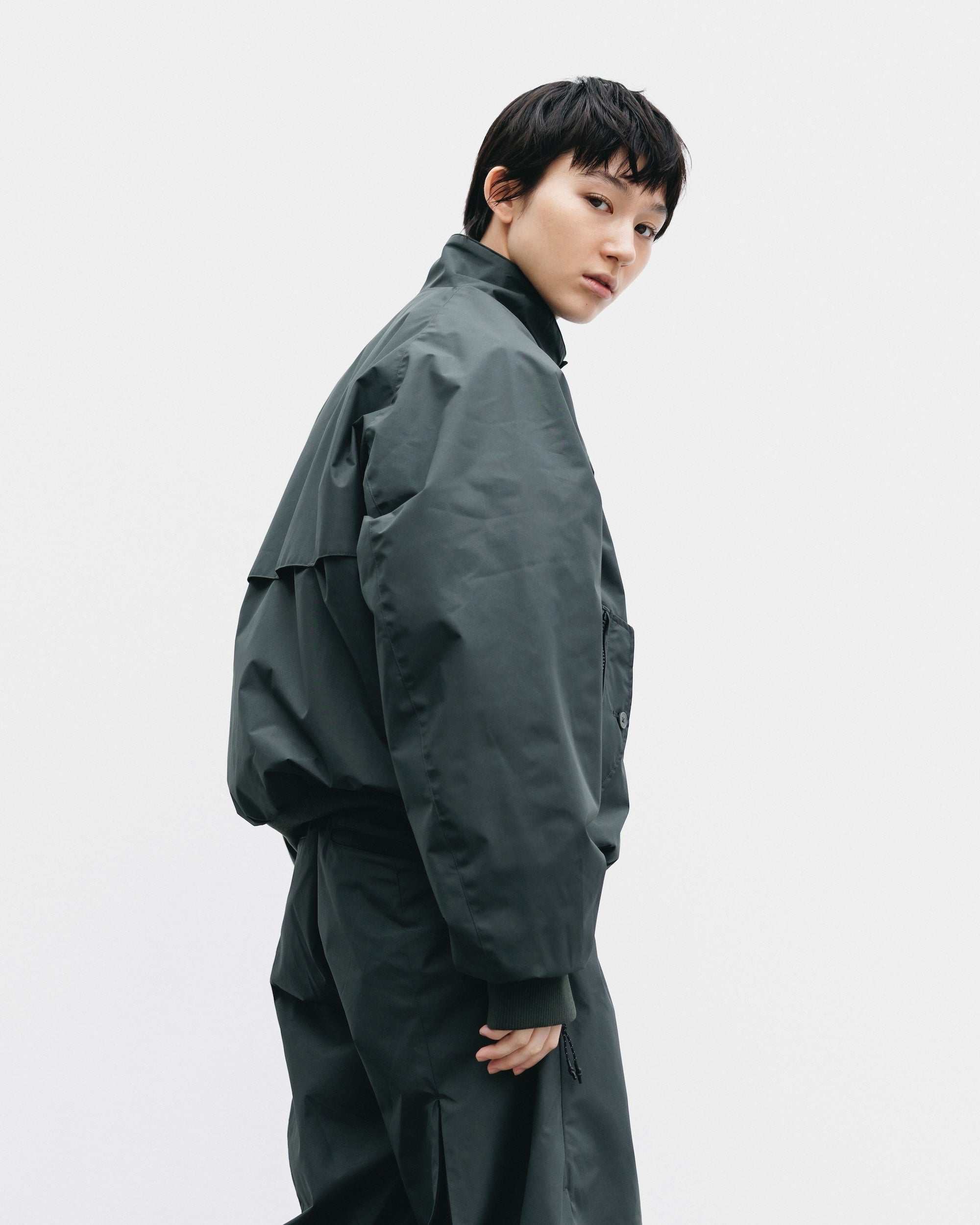 【10.29 WED 20:00- IN STOCK】+phenix WINDSTOPPER® by GORE-TEX LABS CITY HARRINGTON JACKET (ASPHALT GRAY)