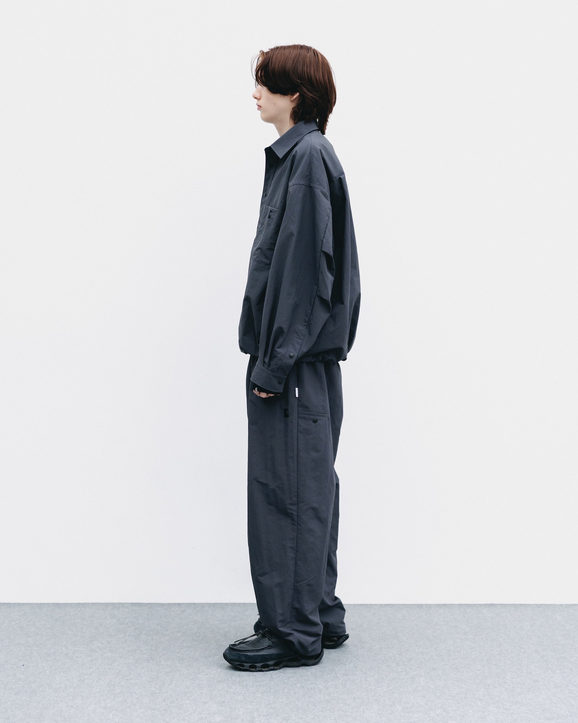 【10.25 SAT 20:00- IN STOCK】ACTIVE CITY UNIFORM WIDE TAPERED PANTS (GRAY)