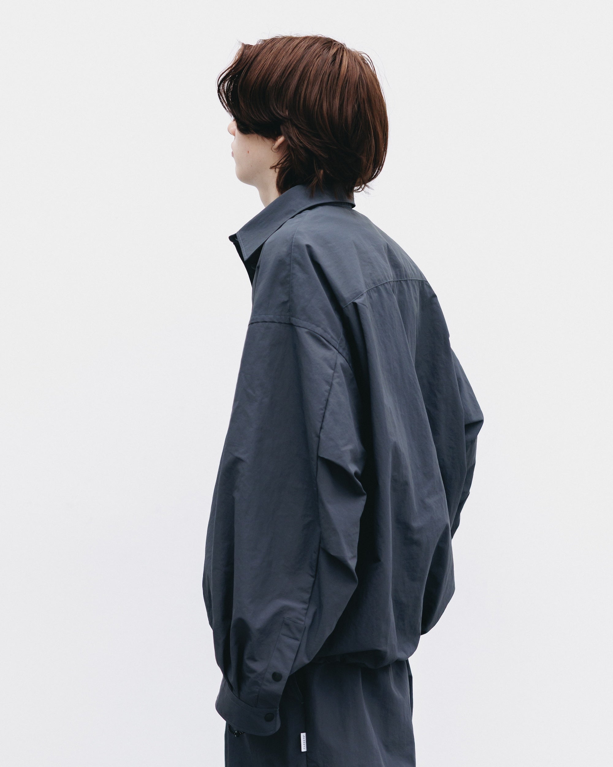 【10.25 SAT 20:00- IN STOCK】ACTIVE CITY UNIFORM L/S PULLOVER SHIRT (GRAY)