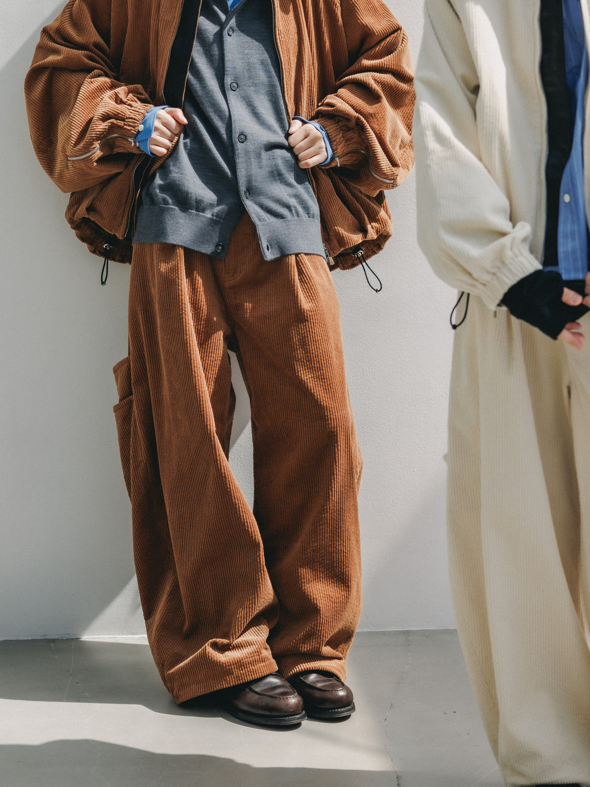 【10.21 WED 20:00- IN STOCK】 CORDUROY CITY MASSIVE UTILITY PANTS (CAMEL)
