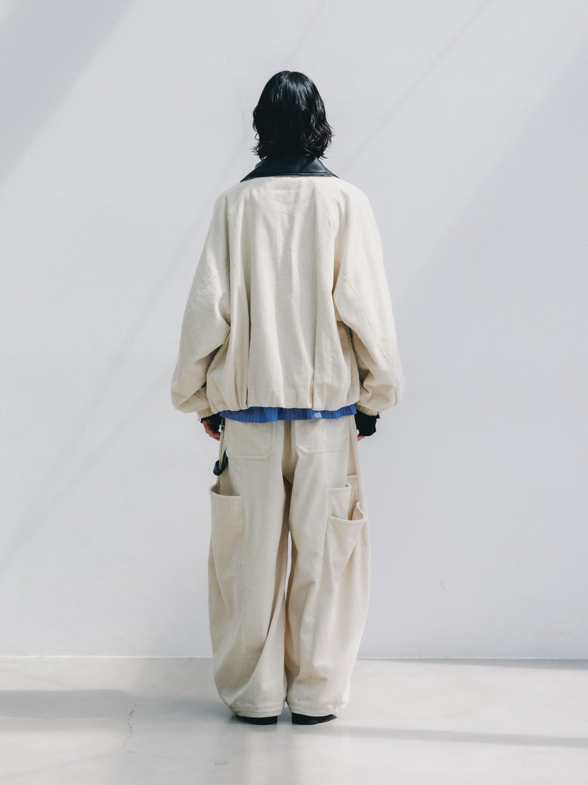 【10.21 WED 20:00- IN STOCK】 CORDUROY CITY MASSIVE UTILITY PANTS (OFF WHITE)