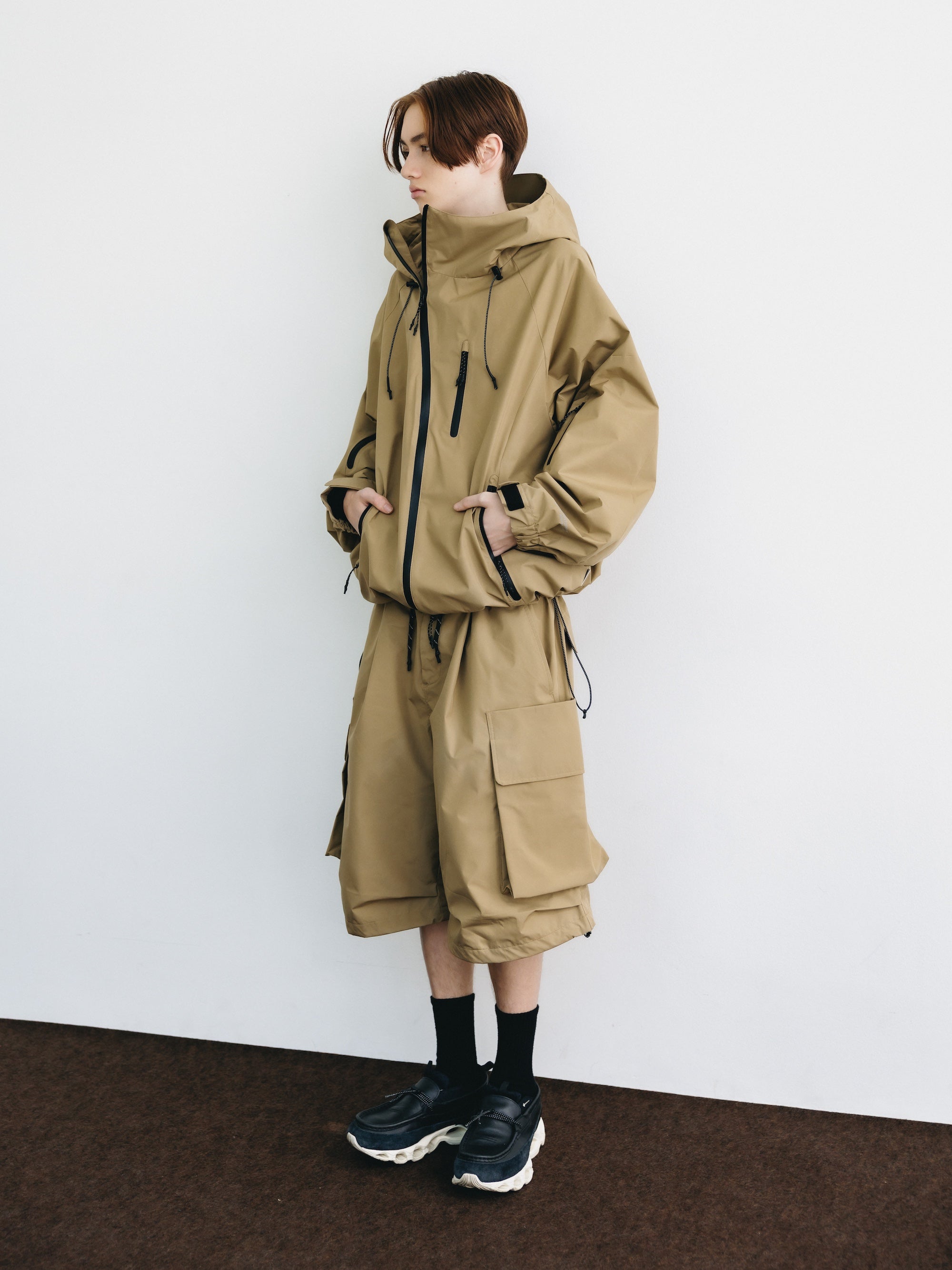 +phenix WINDSTOPPER® by GORE-TEX LABS CITY MILITARY HALF PANTS 001 (CAMEL BEIGE)