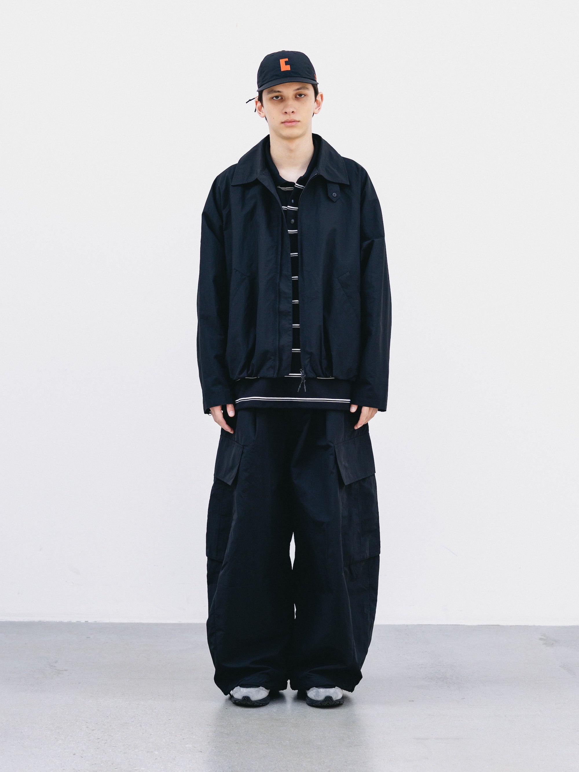 【3.11 WED 20:00- IN STOCK】ACTIVE CITY MEGA POCKET BALLOON CARGO PANTS (BLACK)