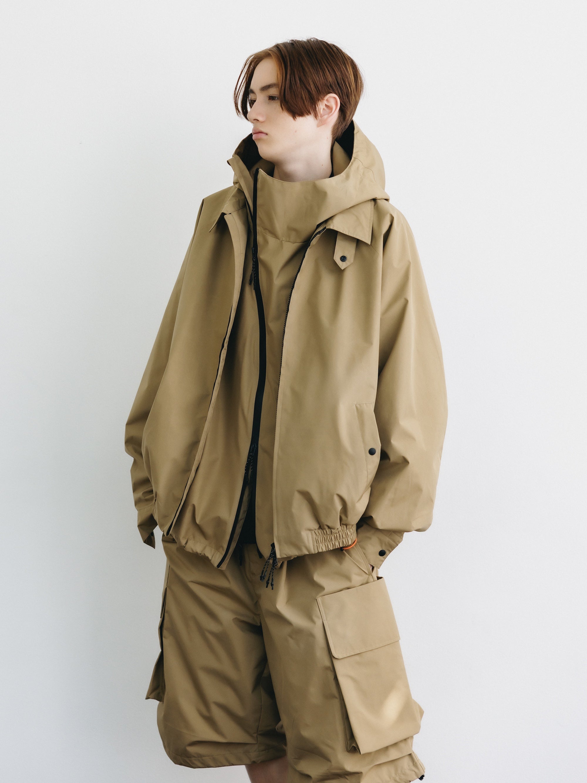 +phenix WINDSTOPPER® by GORE-TEX LABS ACTIVE CITY UTILITY JACKET (CAMEL BEIGE)