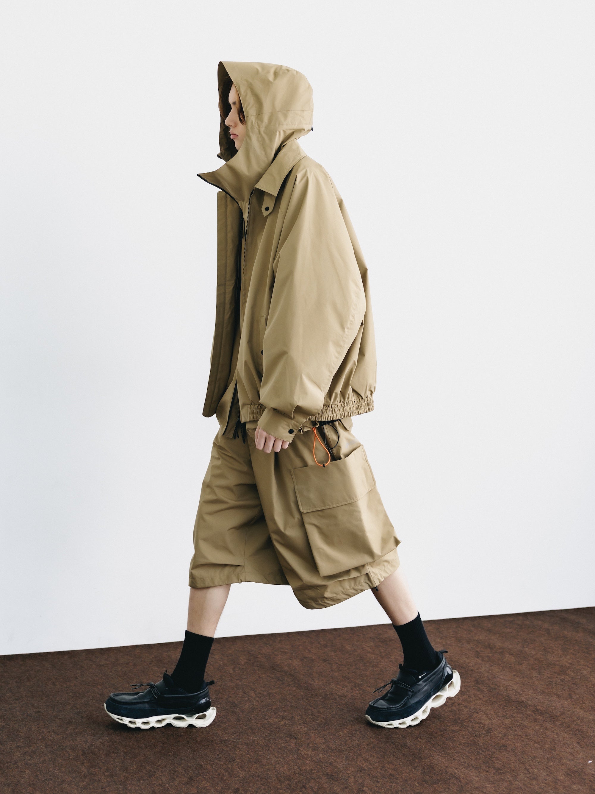 +phenix WINDSTOPPER® by GORE-TEX LABS ACTIVE CITY UTILITY JACKET (CAMEL BEIGE)