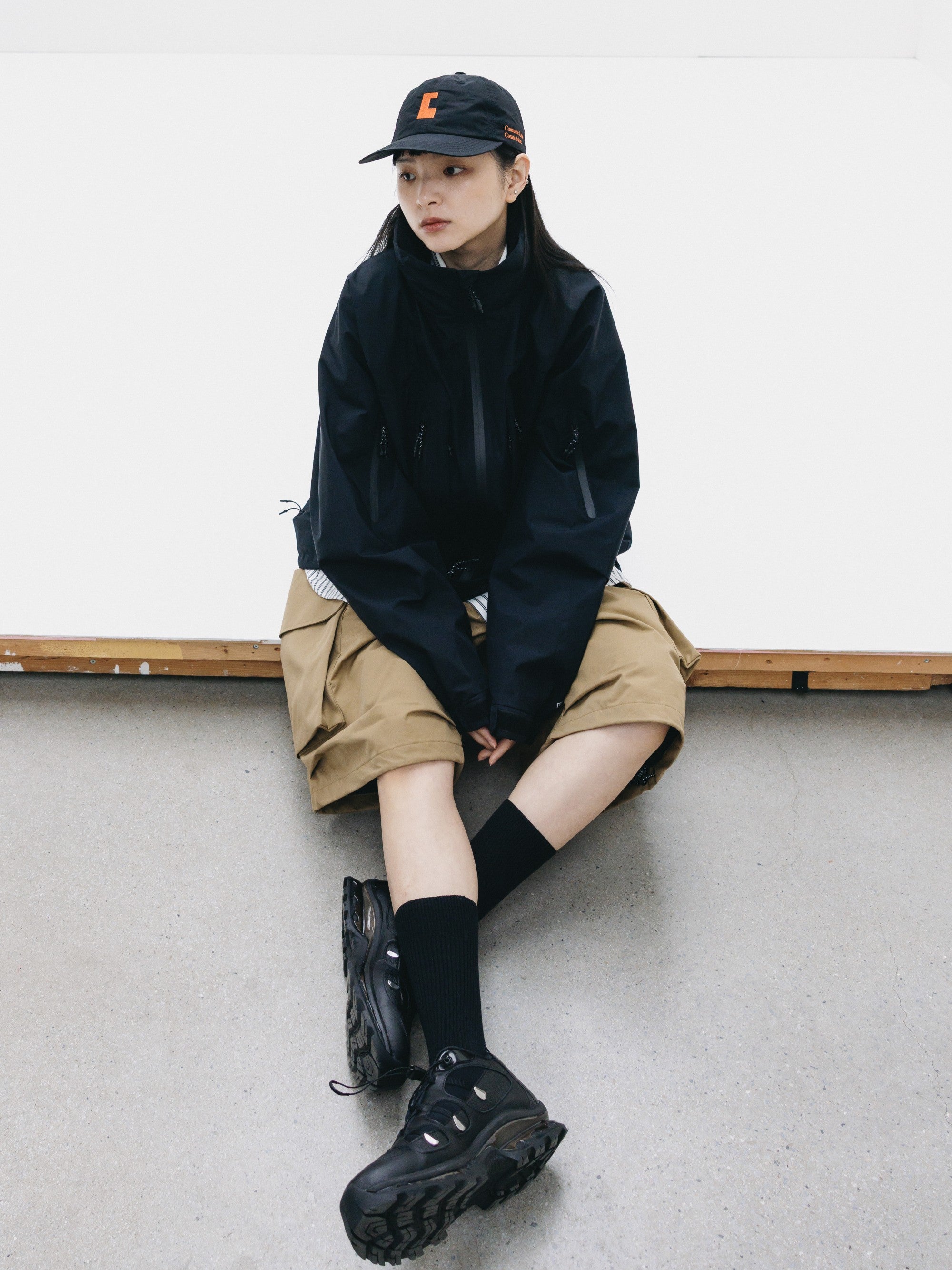 【6.27 SAT 20:00- IN STOCK】+phenix WINDSTOPPER® by GORE-TEX LABS TWILL CITY MILITARY HALF PANTS 001 (CAMEL BEIGE)