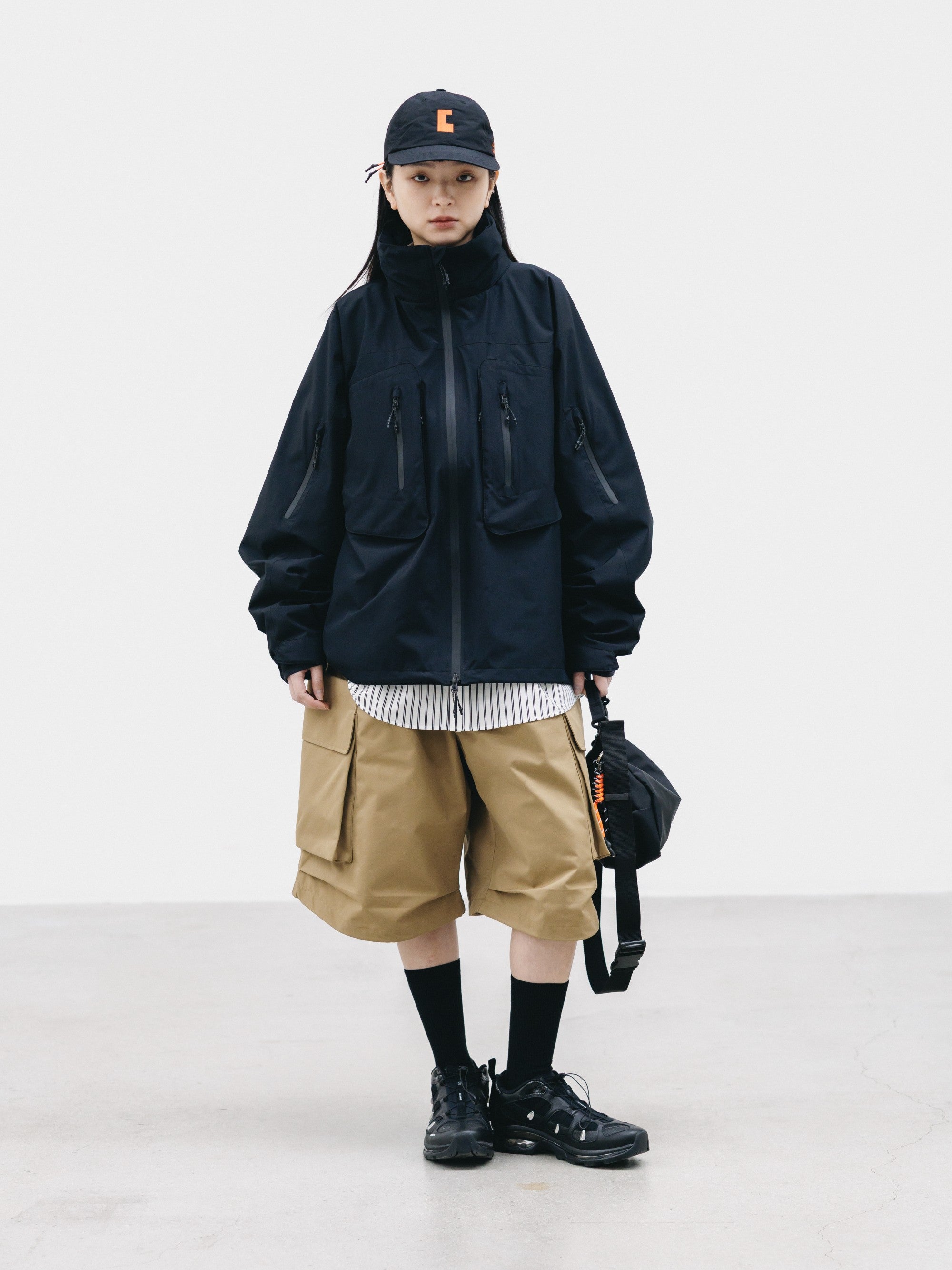 【6.27 SAT 20:00- IN STOCK】+phenix WINDSTOPPER® by GORE-TEX LABS TWILL CITY MILITARY HALF PANTS 001 (CAMEL BEIGE)