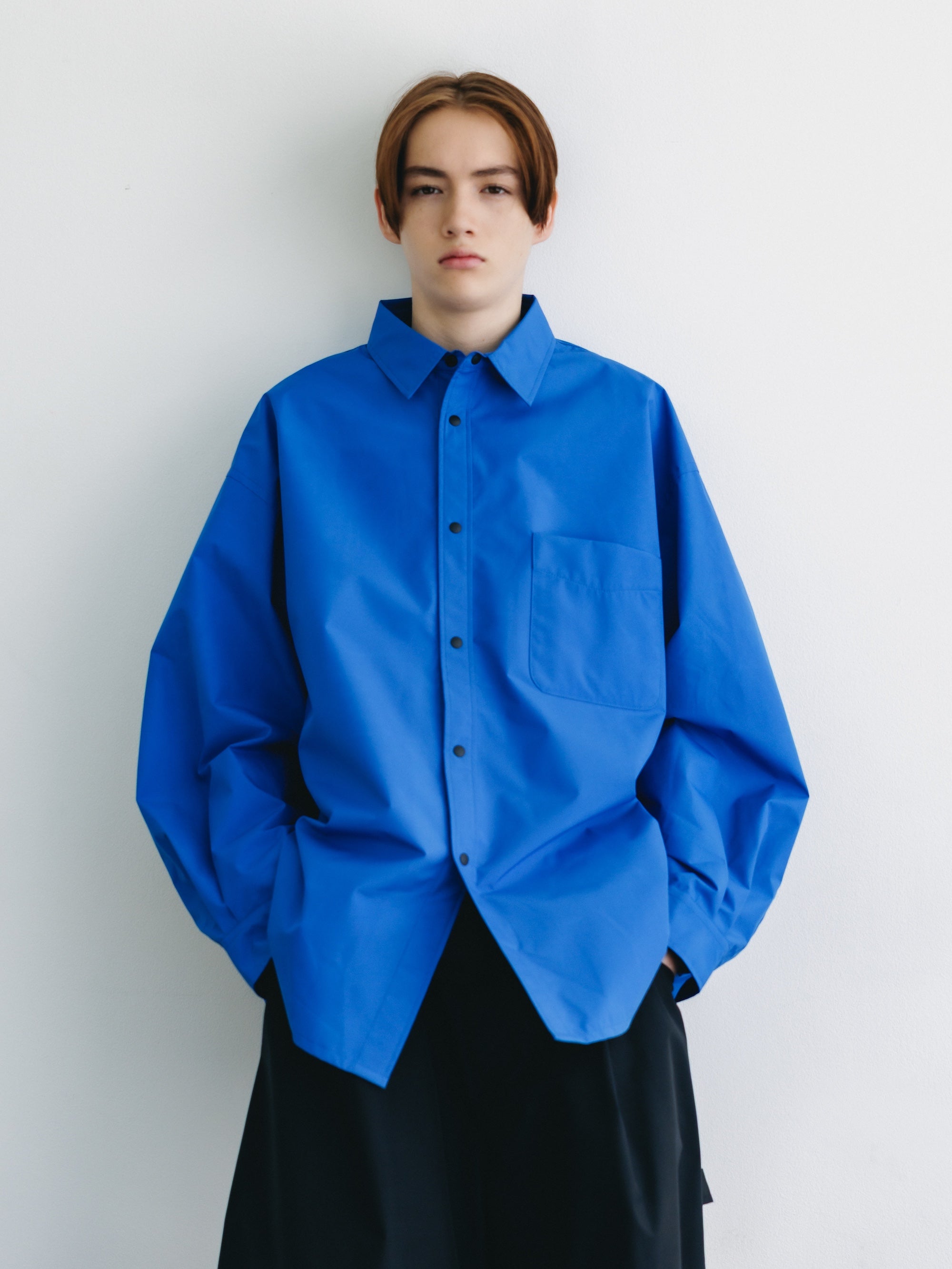 +phenix WINDSTOPPER® by GORE-TEX LABS CITY UNIFORM L/S SHIRT (BLUE)