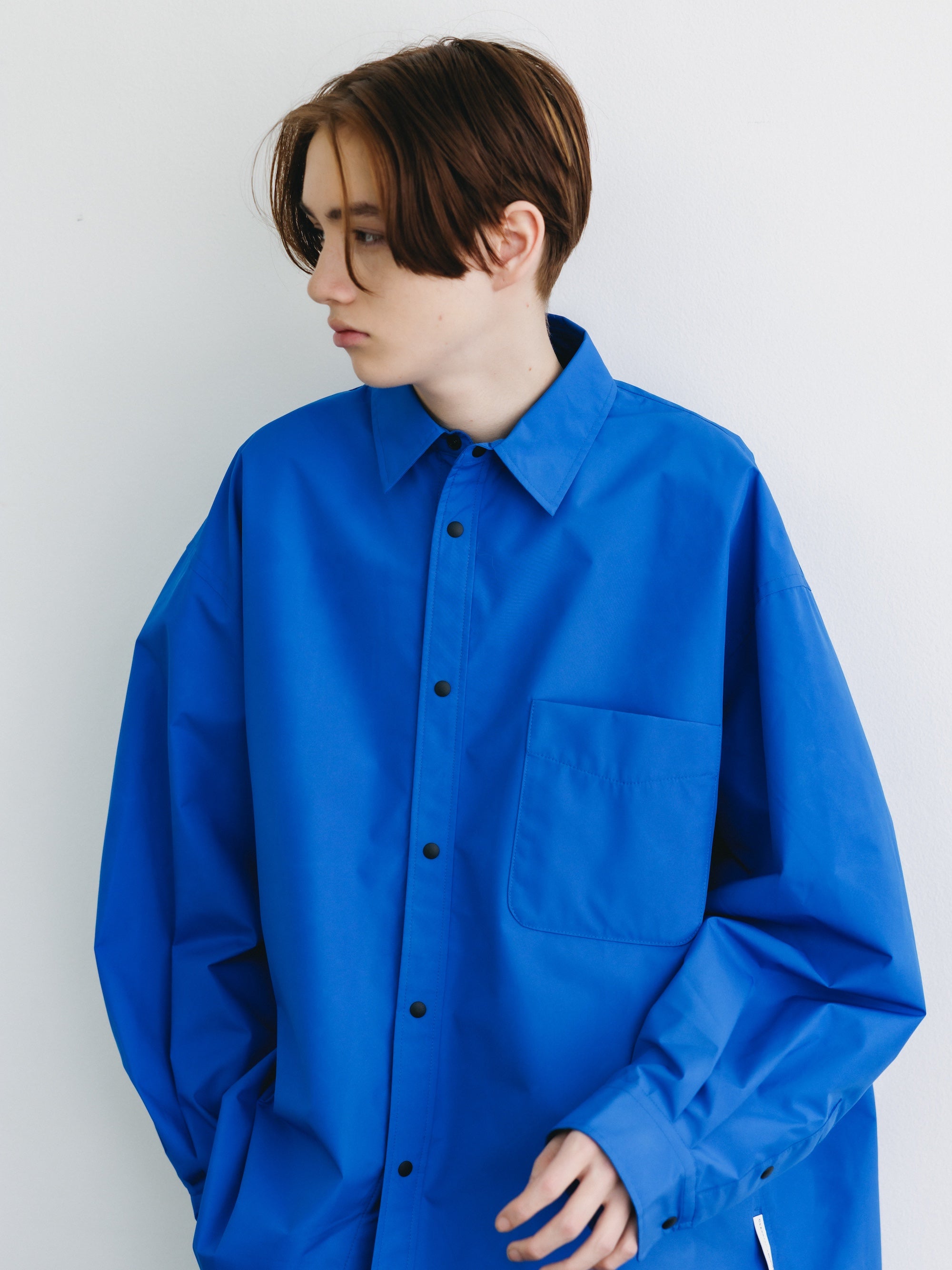 +phenix WINDSTOPPER® by GORE-TEX LABS CITY UNIFORM L/S SHIRT (BLUE)