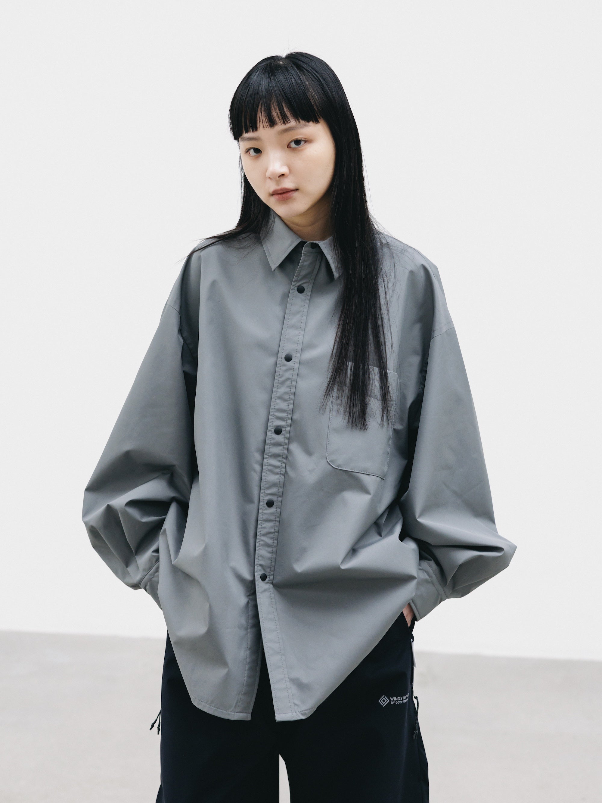【3.18 WED 20:00- IN STOCK】+phenix WINDSTOPPER® by GORE-TEX LABS CITY UNIFORM L/S SHIRT (CHARCOAL GRAY)