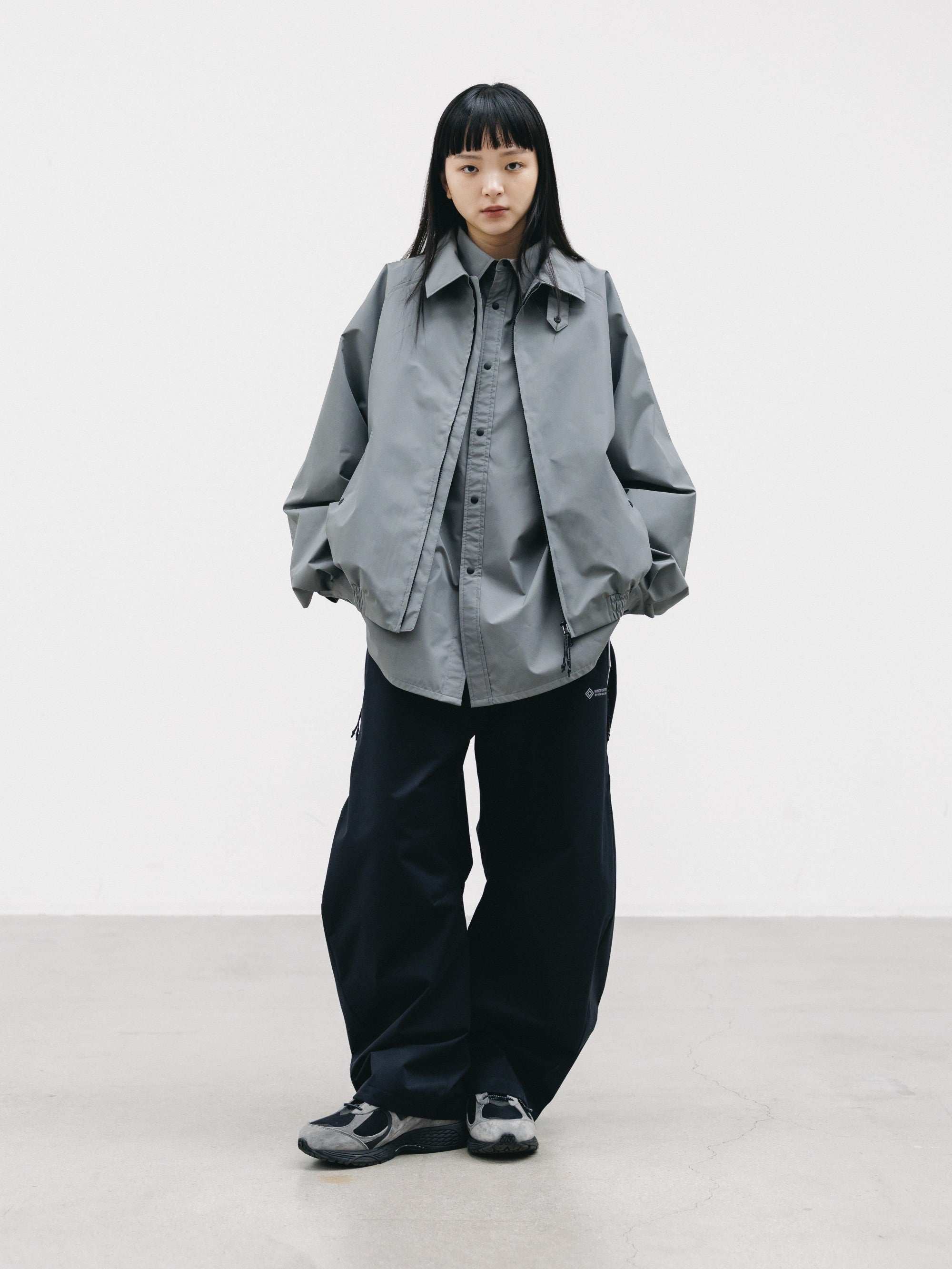 【9.2 WED 20:00- IN STOCK】+phenix WINDSTOPPER® by GORE-TEX LABS TWILL CITY BARREL LEG PANTS (BLACK)