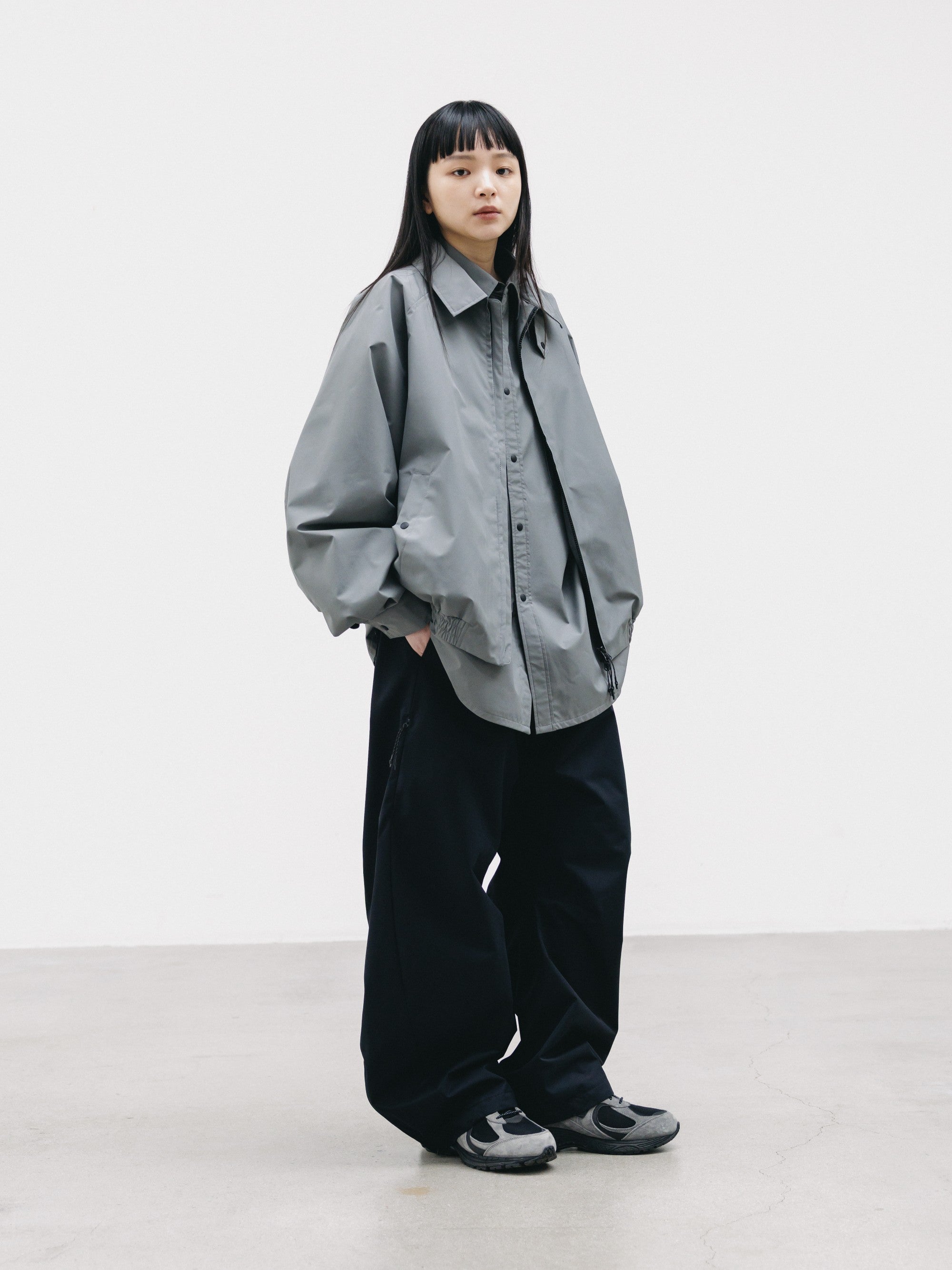 【9.2 WED 20:00- IN STOCK】+phenix WINDSTOPPER® by GORE-TEX LABS TWILL CITY BARREL LEG PANTS (BLACK)