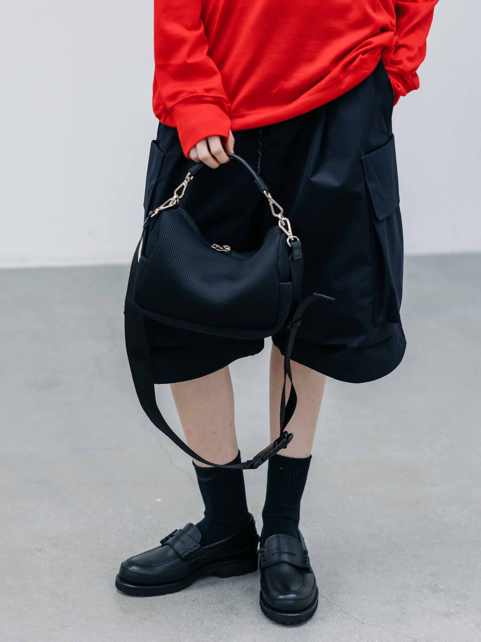 【9.12 SAT 20:00- IN STOCK】W-MESH DAYOFF BAG MINI (BLACK)