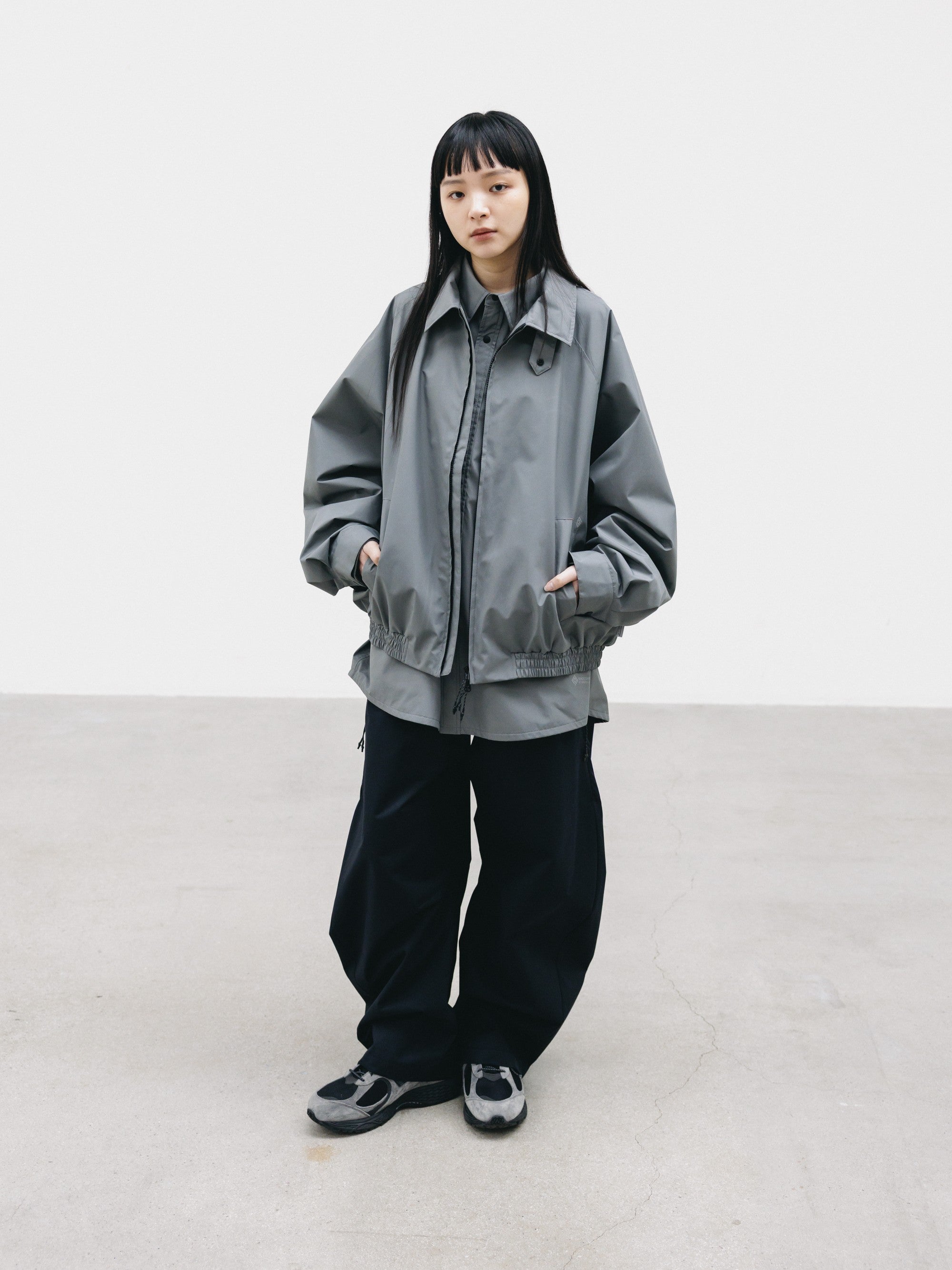 【9.2 WED 20:00- IN STOCK】+phenix WINDSTOPPER® by GORE-TEX LABS TWILL CITY BARREL LEG PANTS (BLACK)