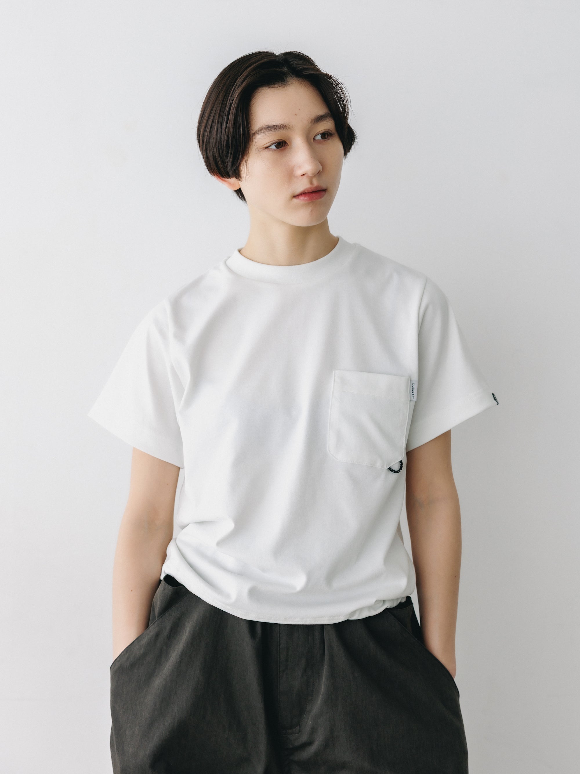 TECH POCKET S/S T-SHIRT (WHITE)